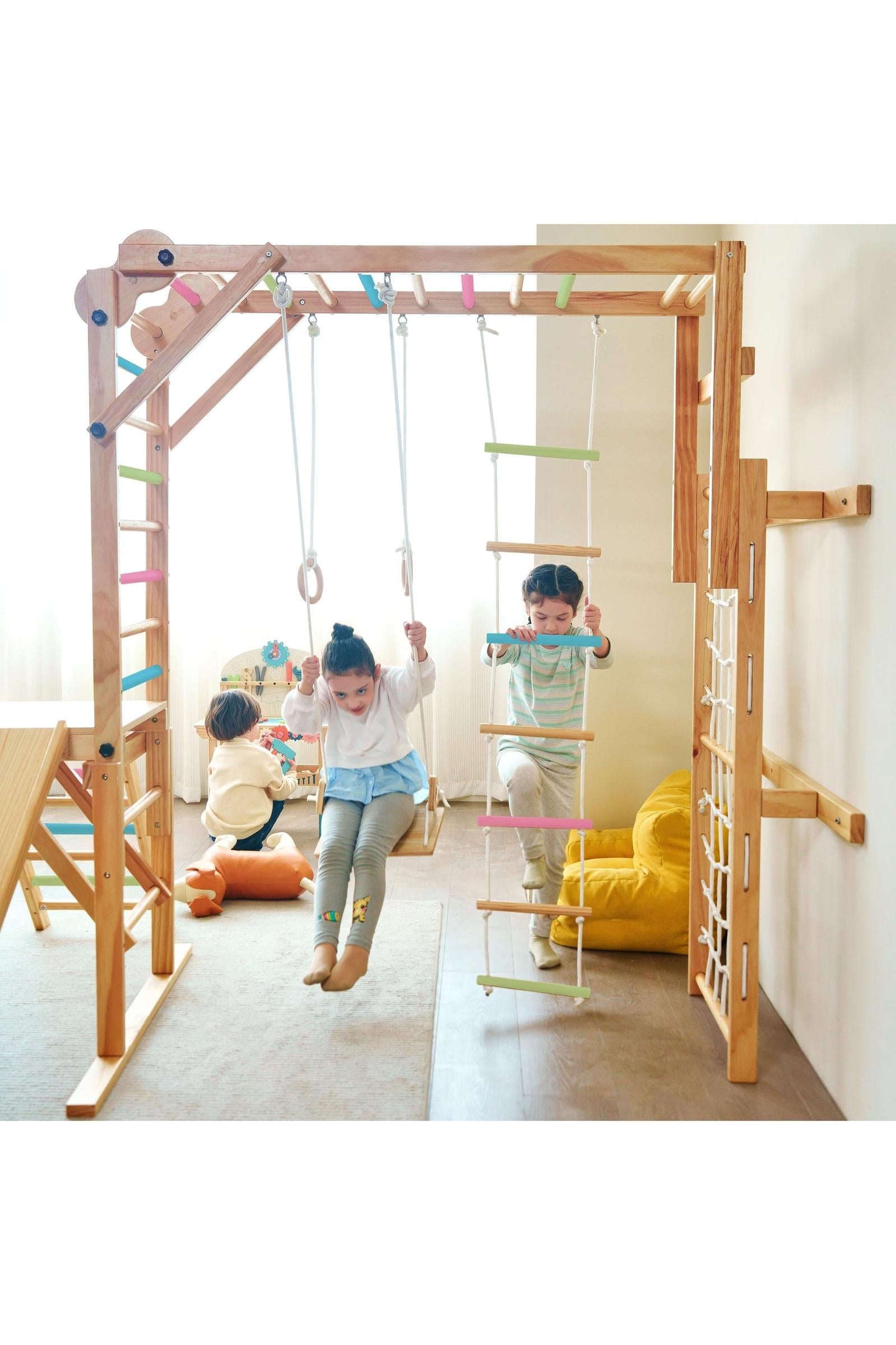 Grove Foldable Jungle Gym Playset, Indoor, Climber, Slide, Toddlers & Kids
