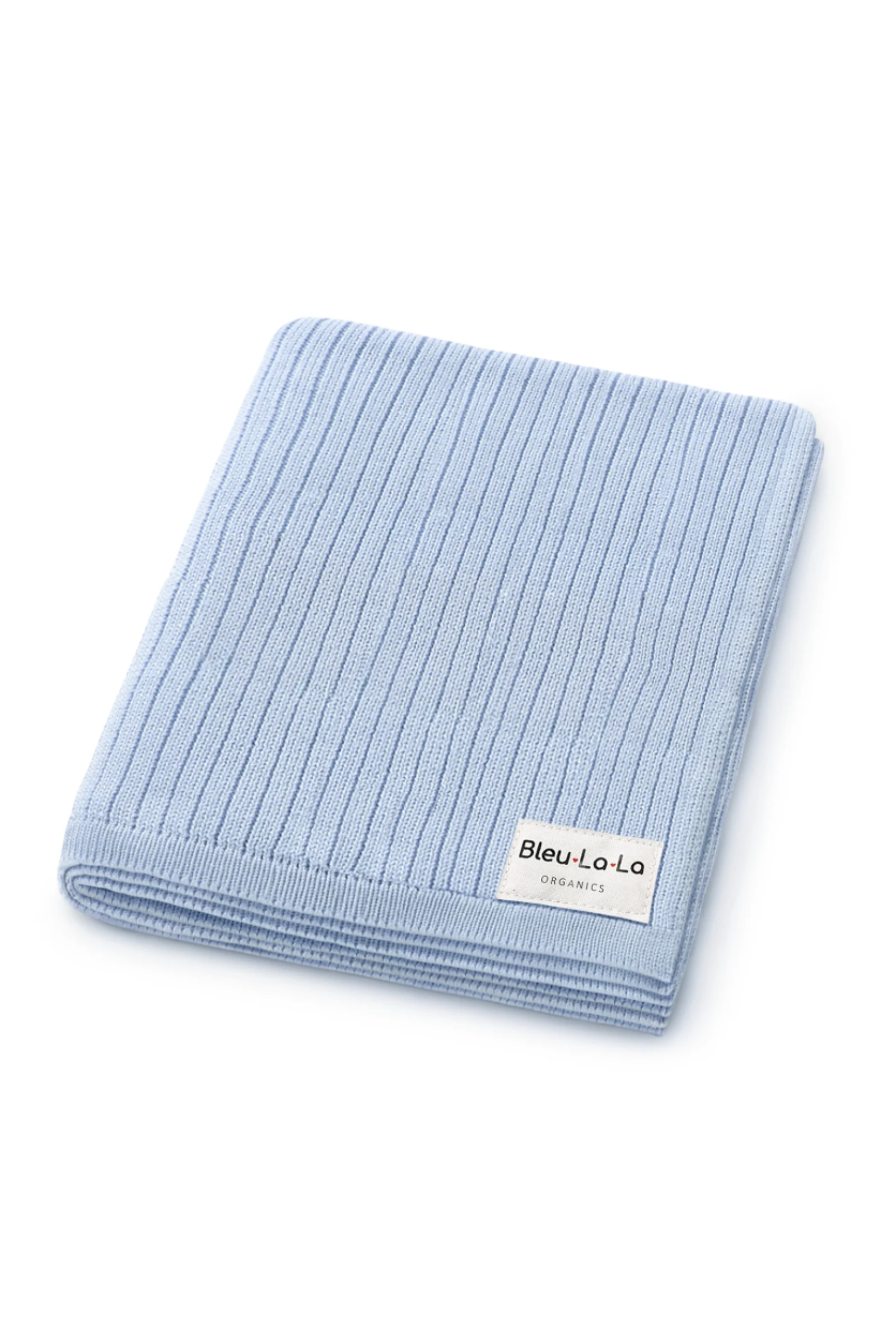 Organic Ribbed Knit Cotton Swaddle Blanket, 100% Organic Cotton
