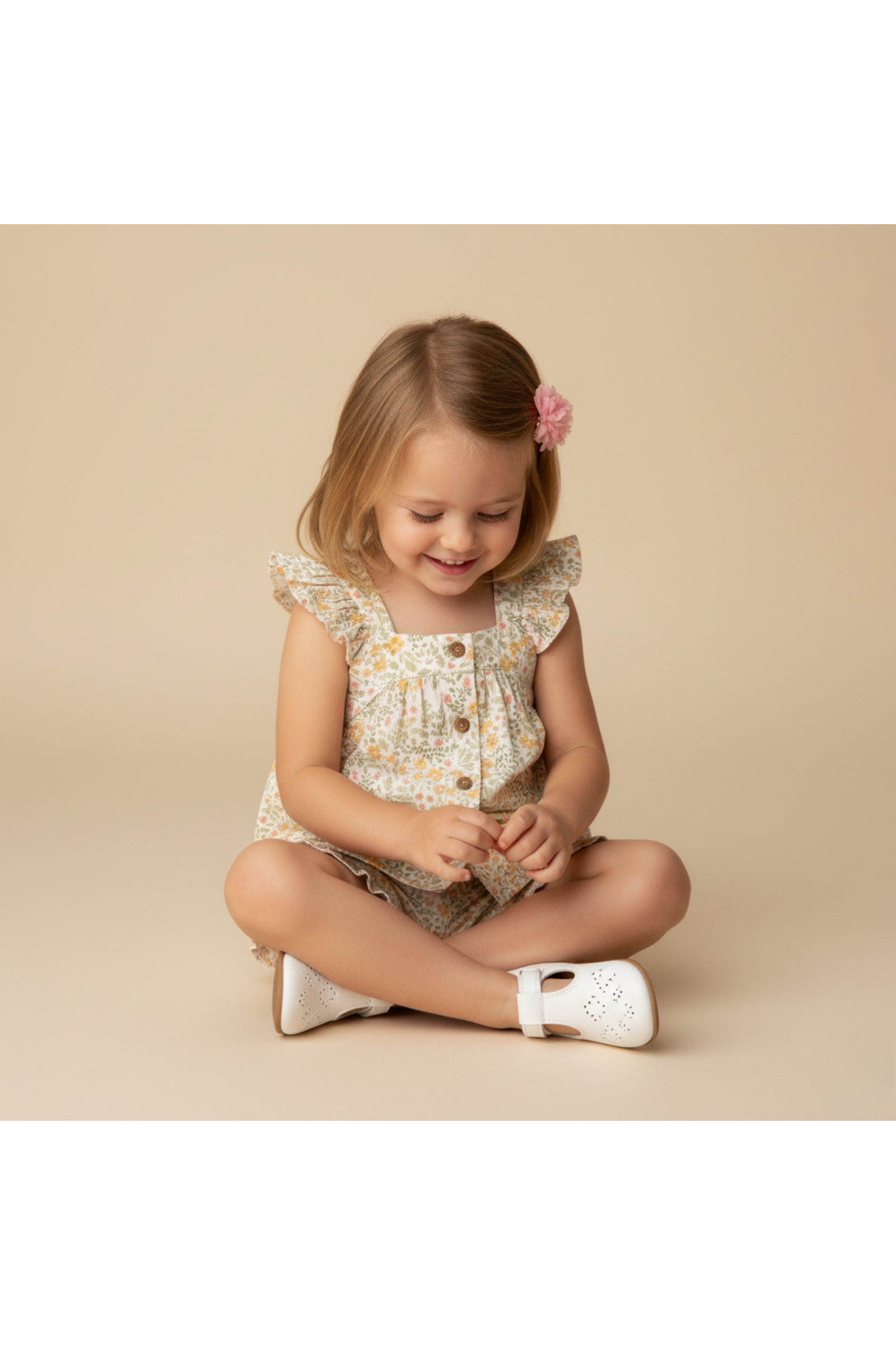 Organic Flutter Top & Shorts Set - Bloomfield