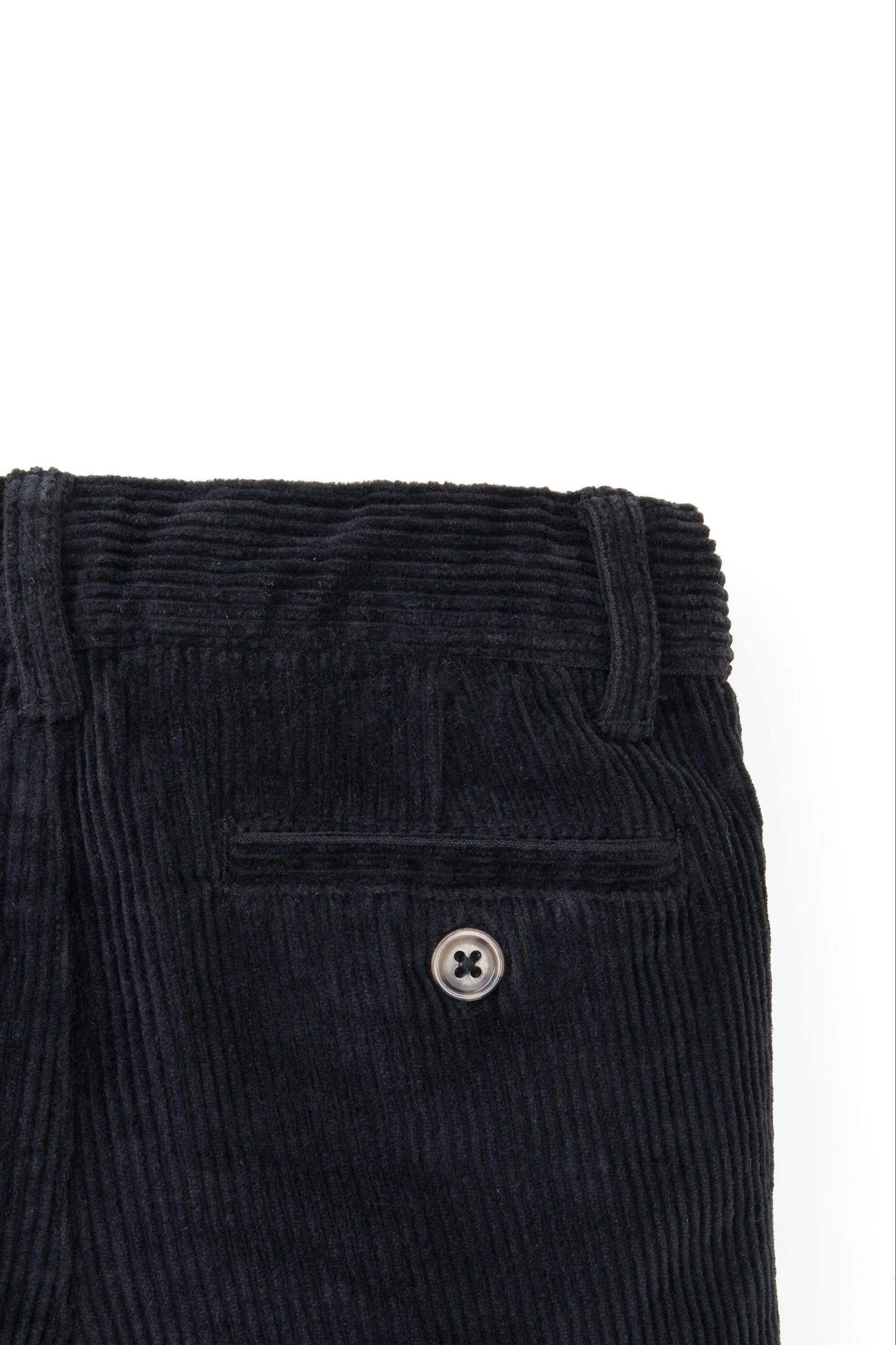Organic Cotton Stretch Corduroy Pants, Black, Toddler & Kids