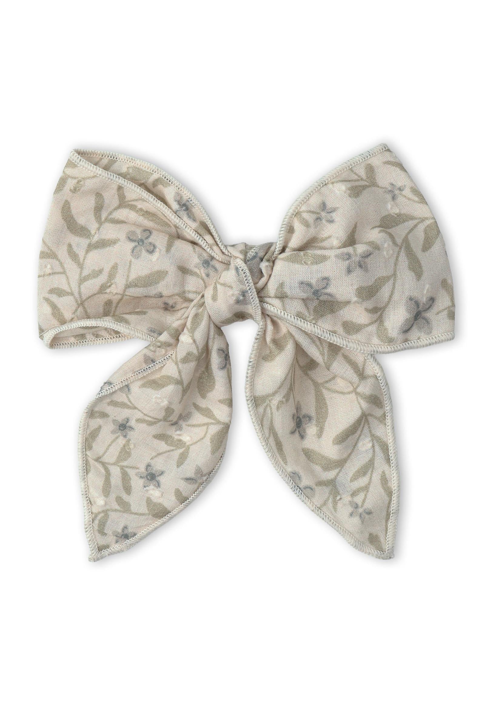 Organic Hair Bow Clip - Bluebelle