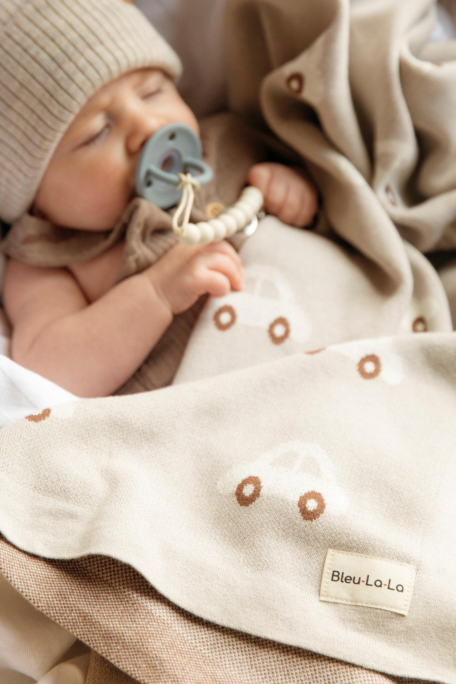 Knit Car Luxury Swaddle Blanket, 100% OEKO Tex Pima Cotton