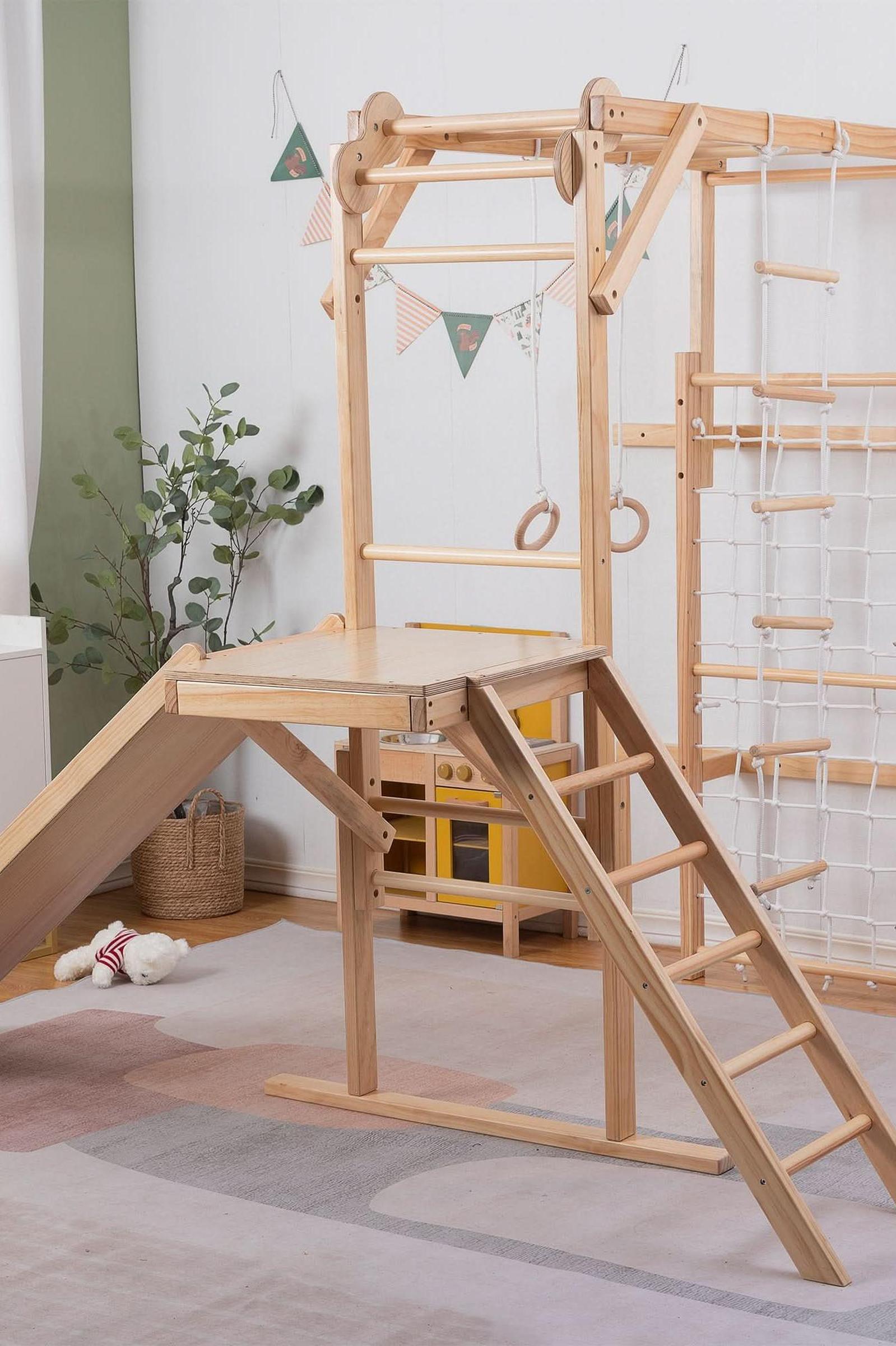 Grove Foldable Jungle Gym Playset, Indoor, Climber, Slide, Toddlers & Kids