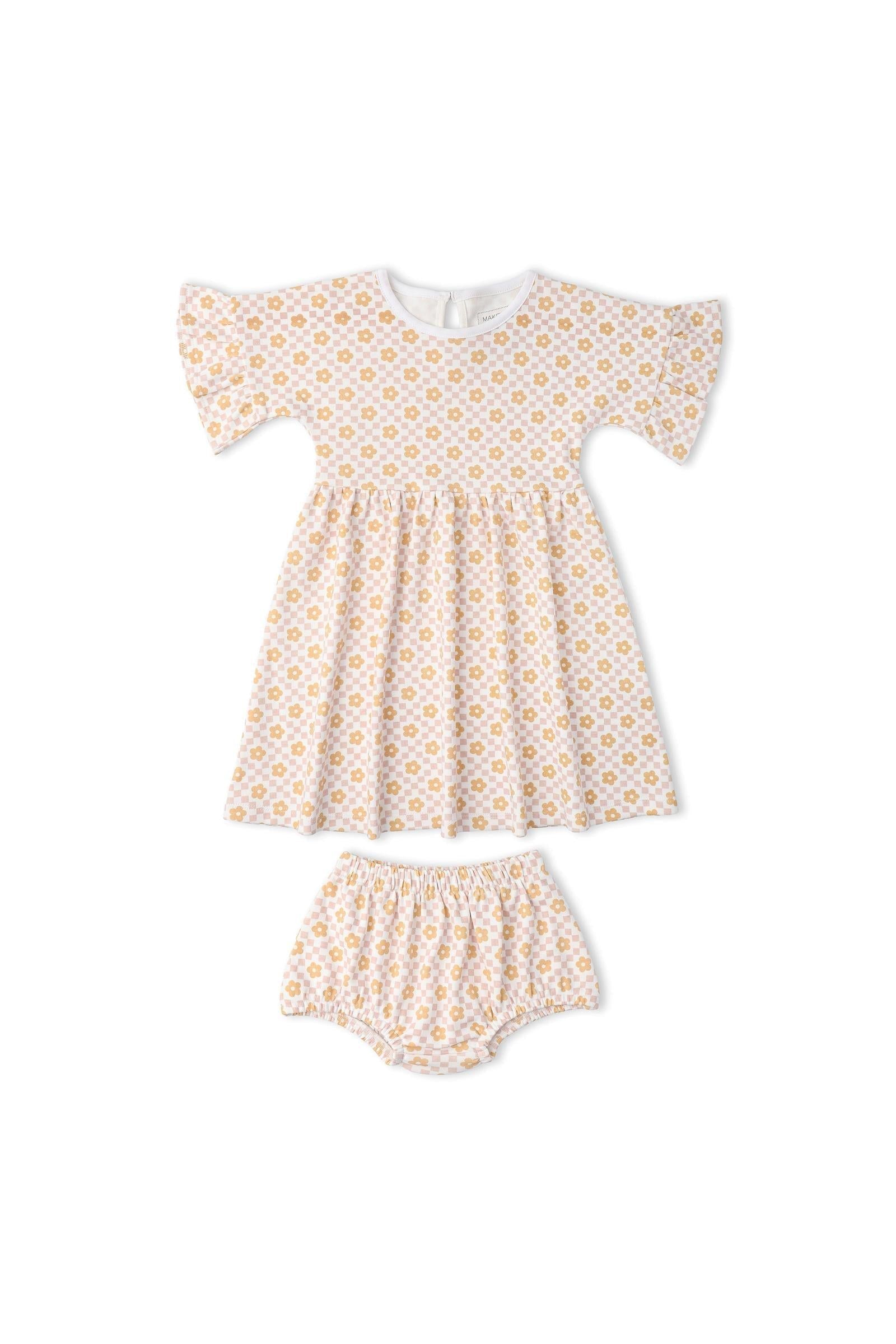 Organic Dolman Sleeve Dress - Pop Floral