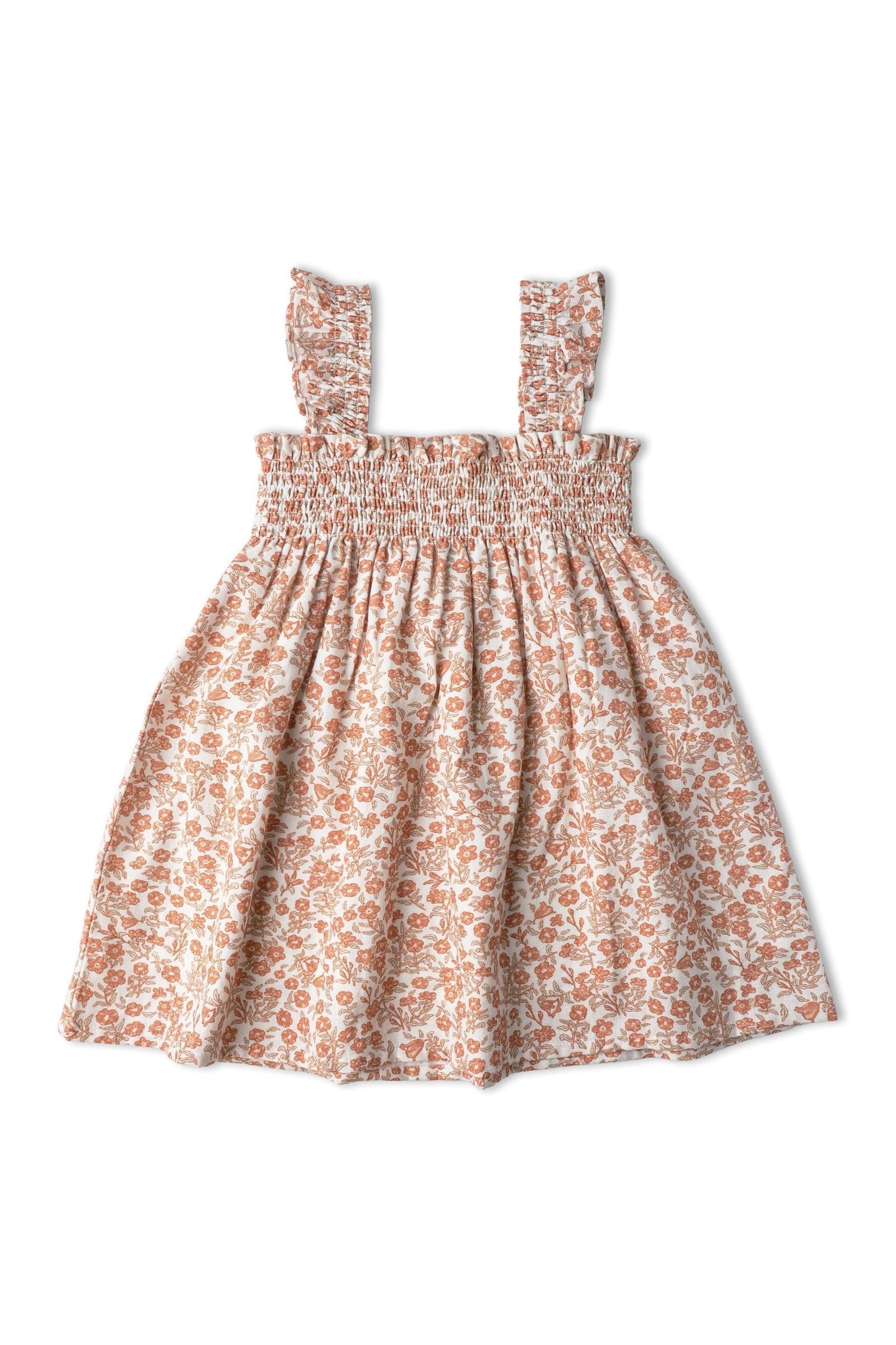 Organic Smocked Sundress - Sienna