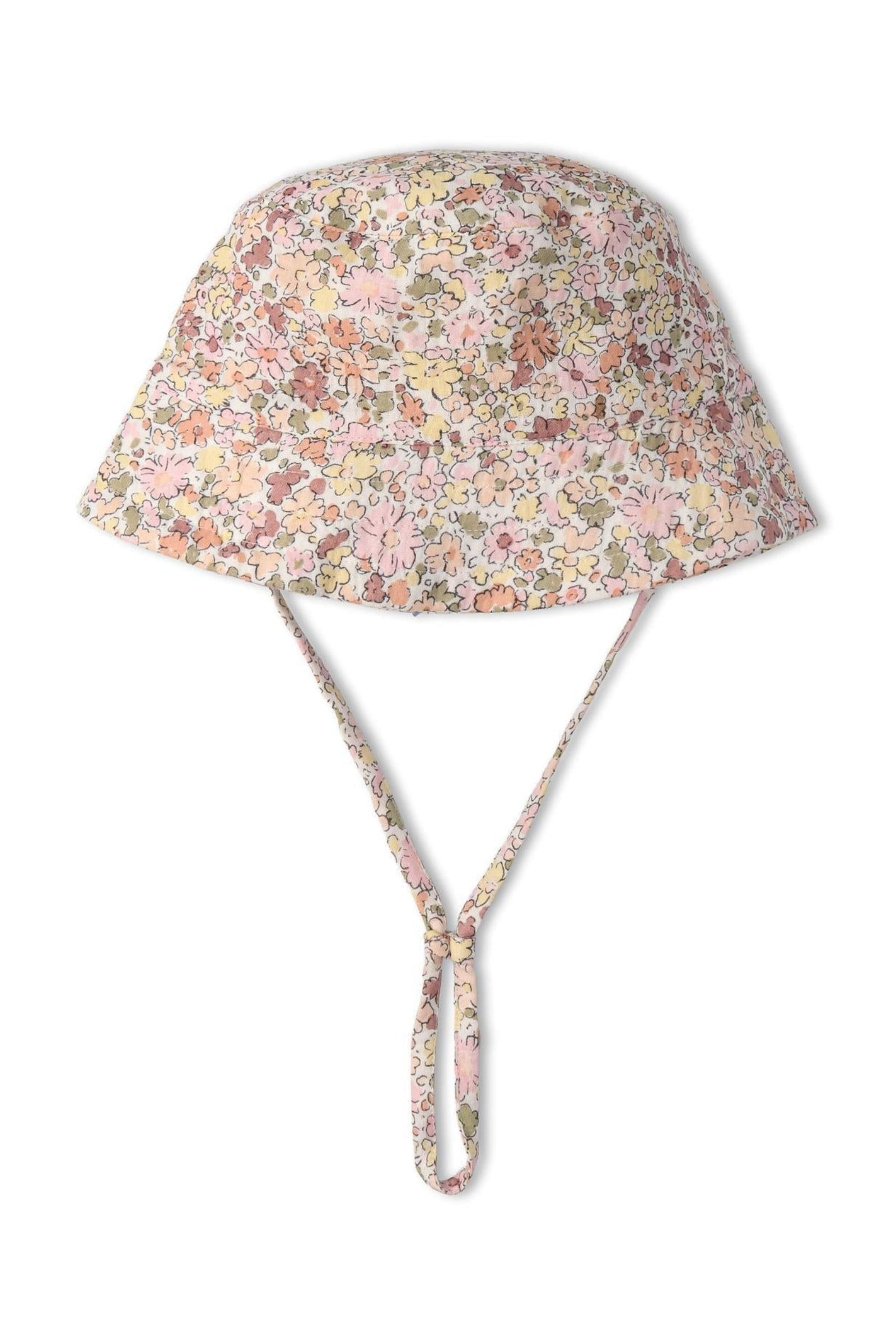 Organic Bucket Sun Hat - Pastel Bloom