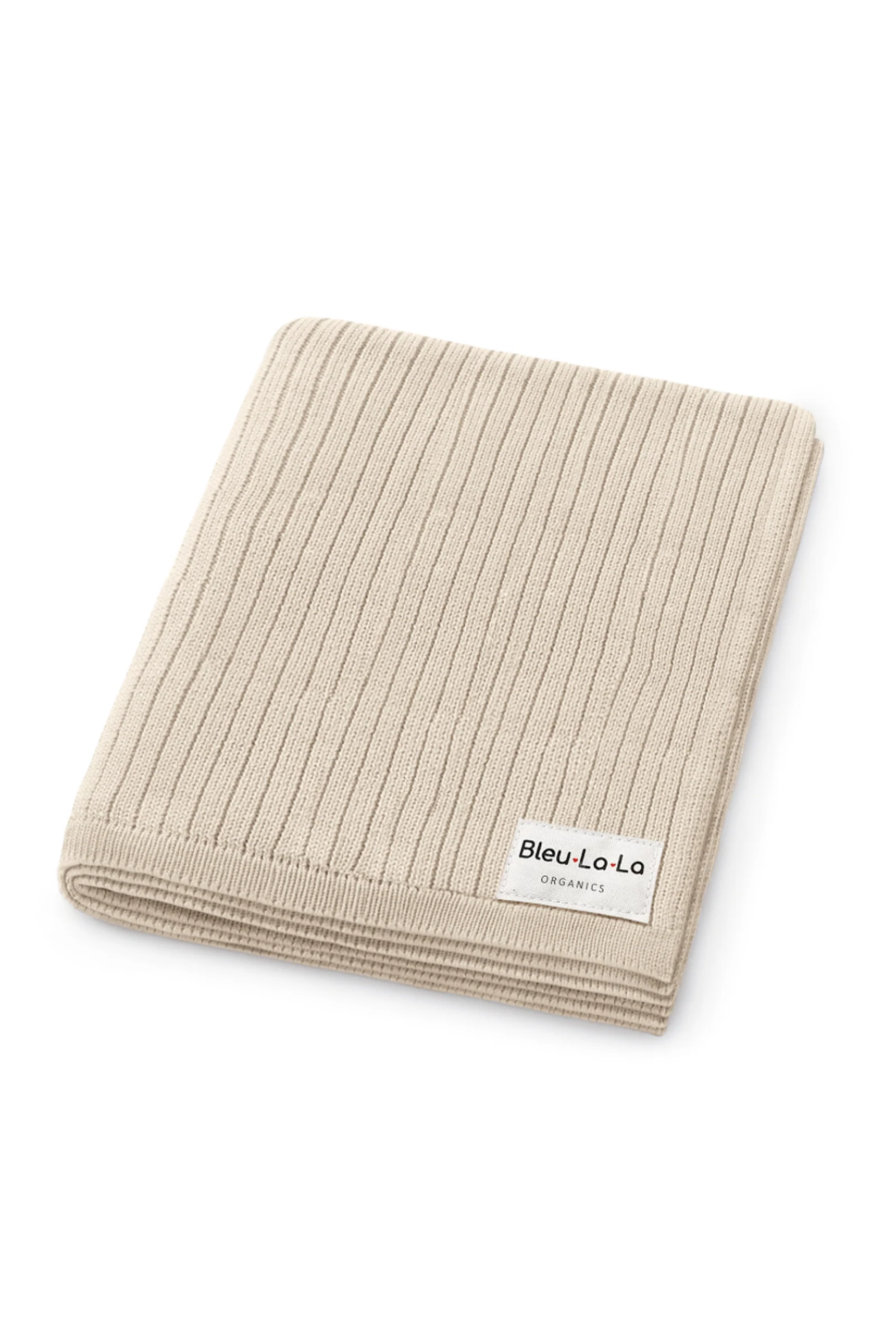 Organic Ribbed Knit Cotton Swaddle Blanket, 100% Organic Cotton