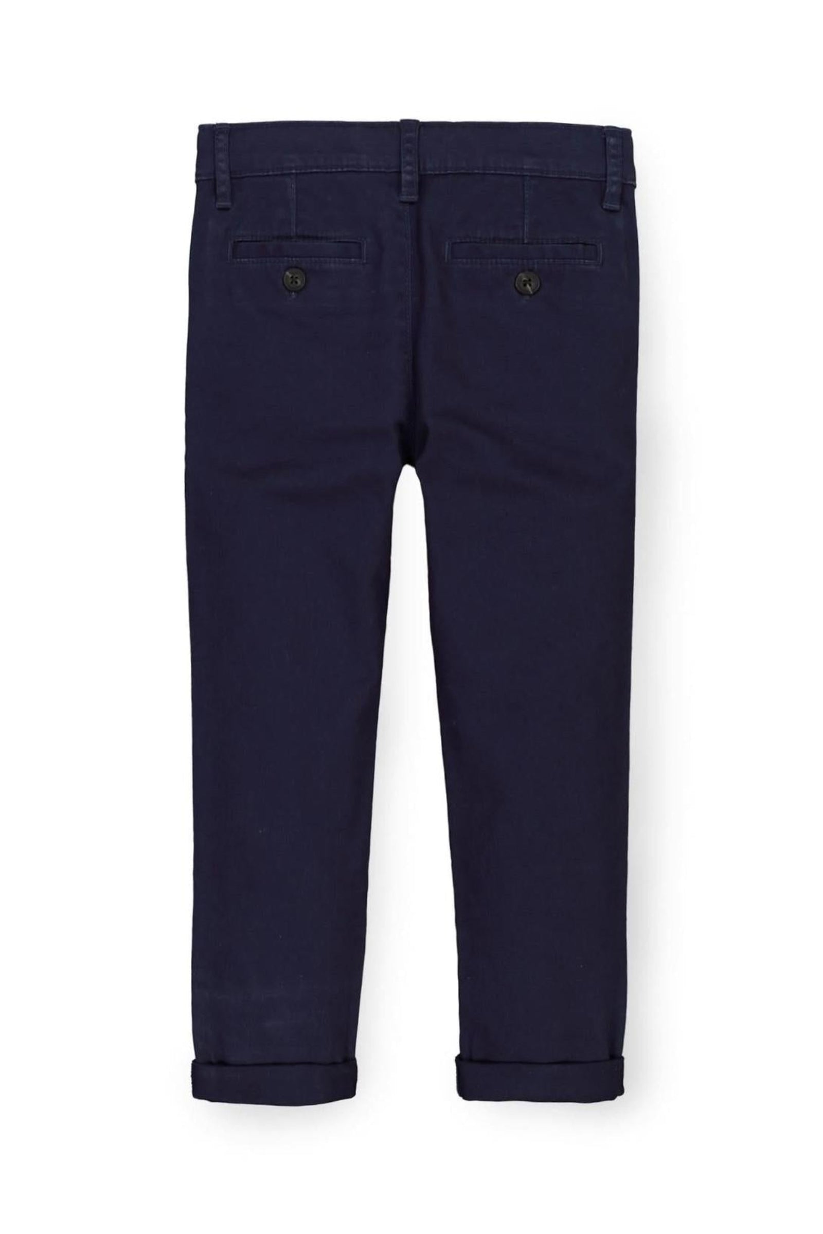 Organic Cotton Skinny Stretch Chino Pants, Navy, Sizes 2-16