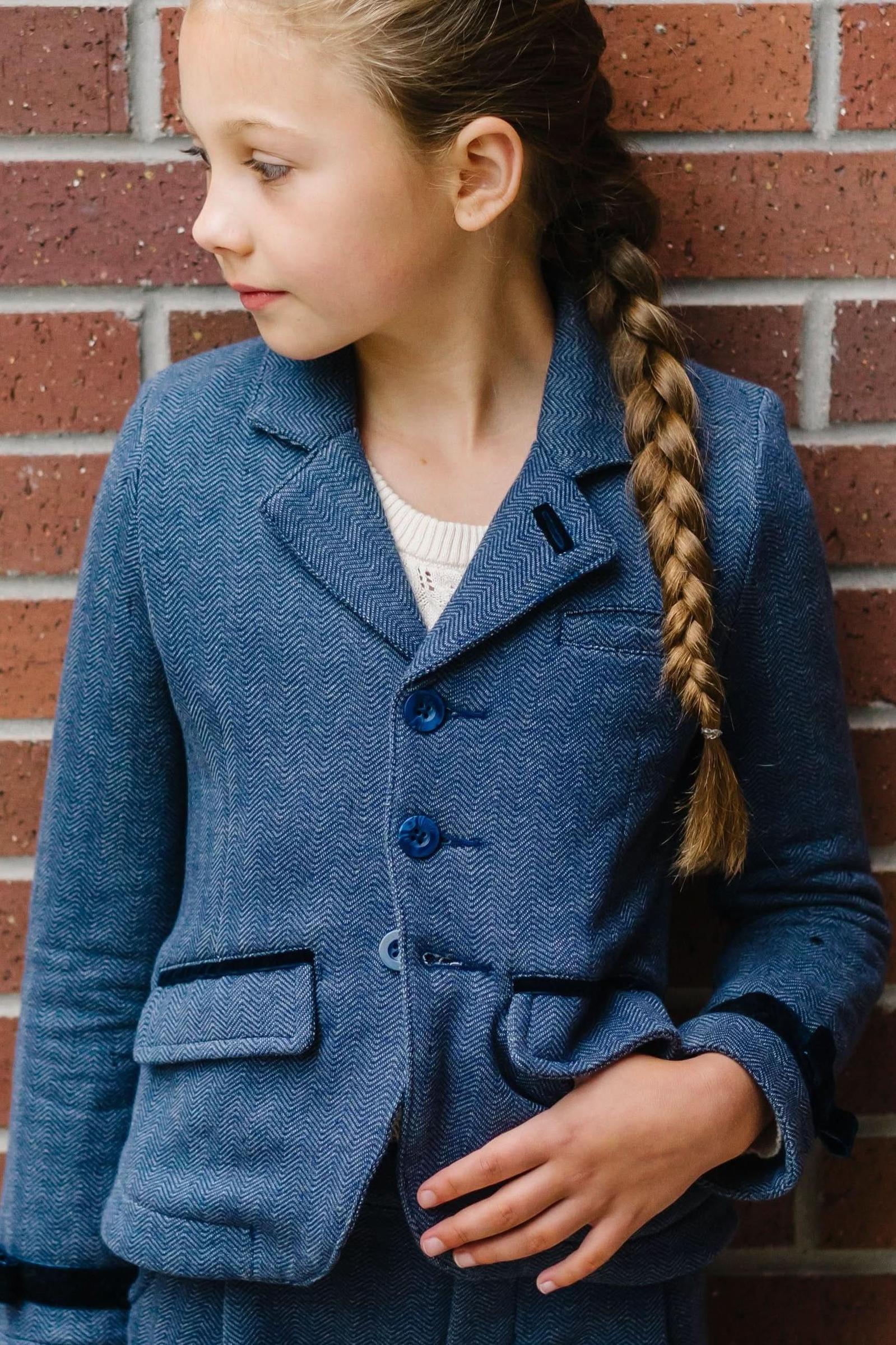 Organic Cotton Dressy Fleece Riding Blazer