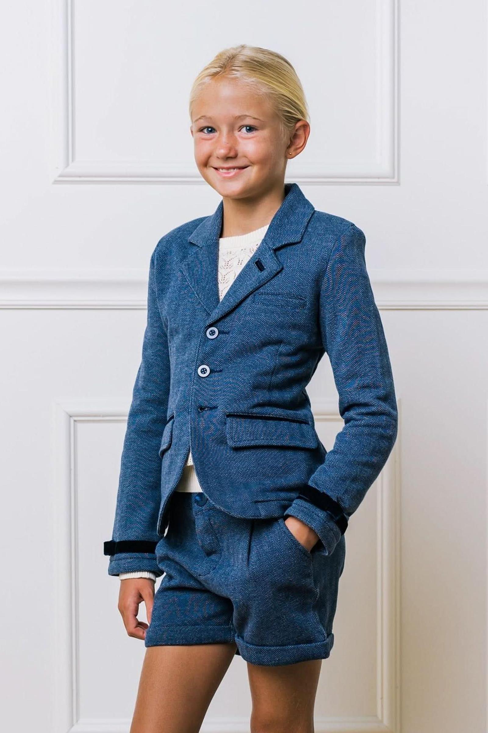 Organic Cotton Dressy Fleece Riding Blazer