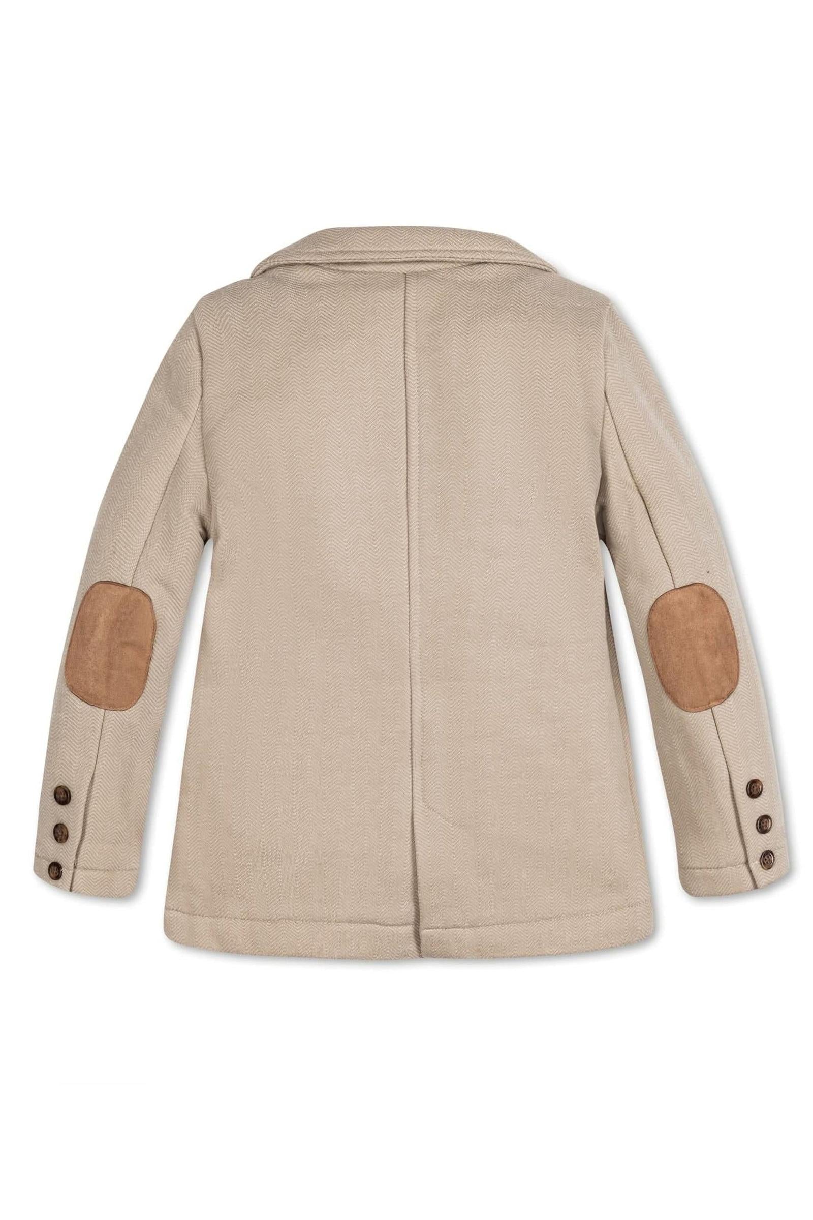 Cotton Fleece Blazer for Boys, Taupe, Baby, Family Matching Outfits