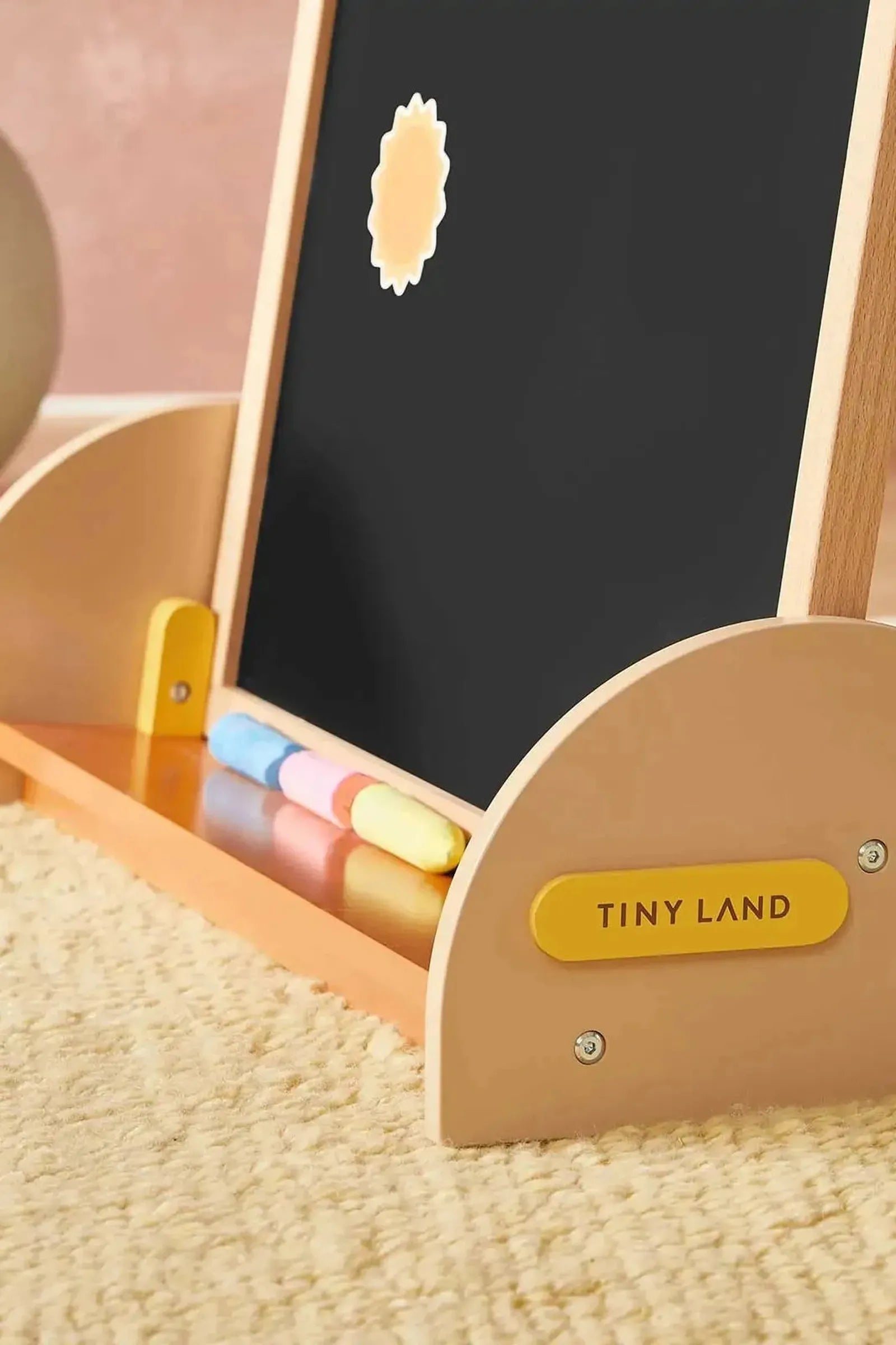 2-in-1 Double-Sided Arched Magnet Chalkboard