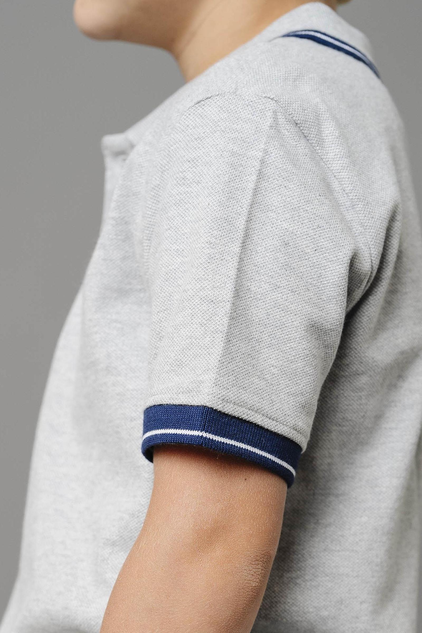 Organic Cotton Pique Polo, Dark Gray Heather, Toddler & Kids