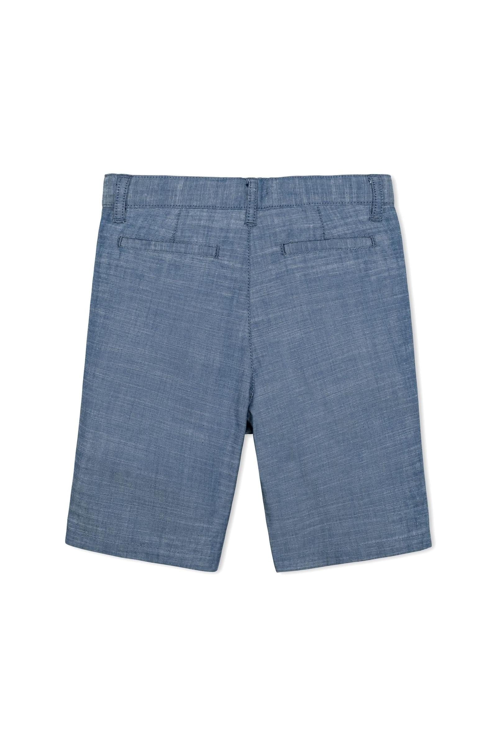Organic Cotton Shorts for Boys, Chambray, Toddler & Kids