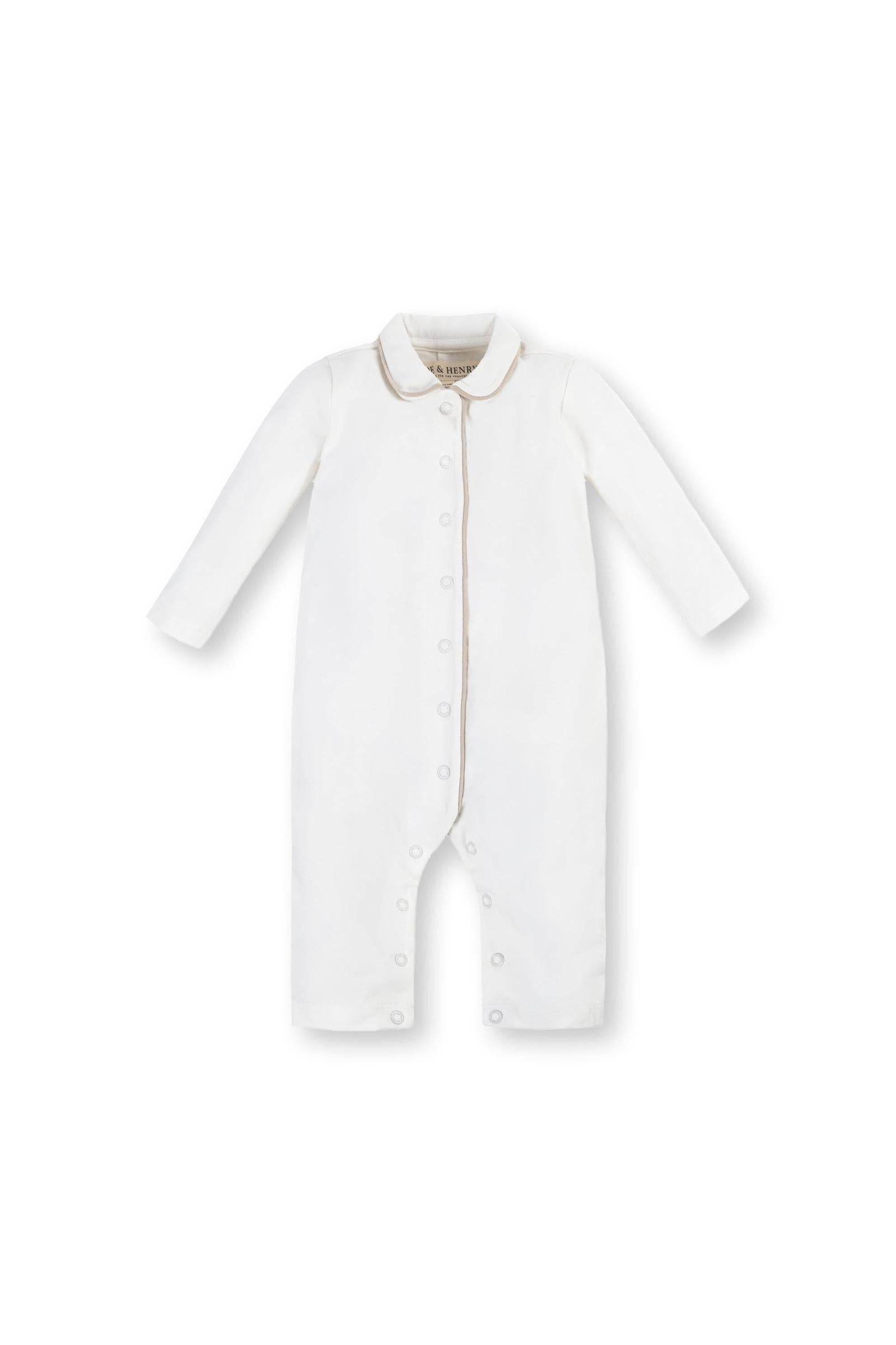 3-Piece Organic Cotton Knit Gift Set for Babies, White & Taupe, 0-12M