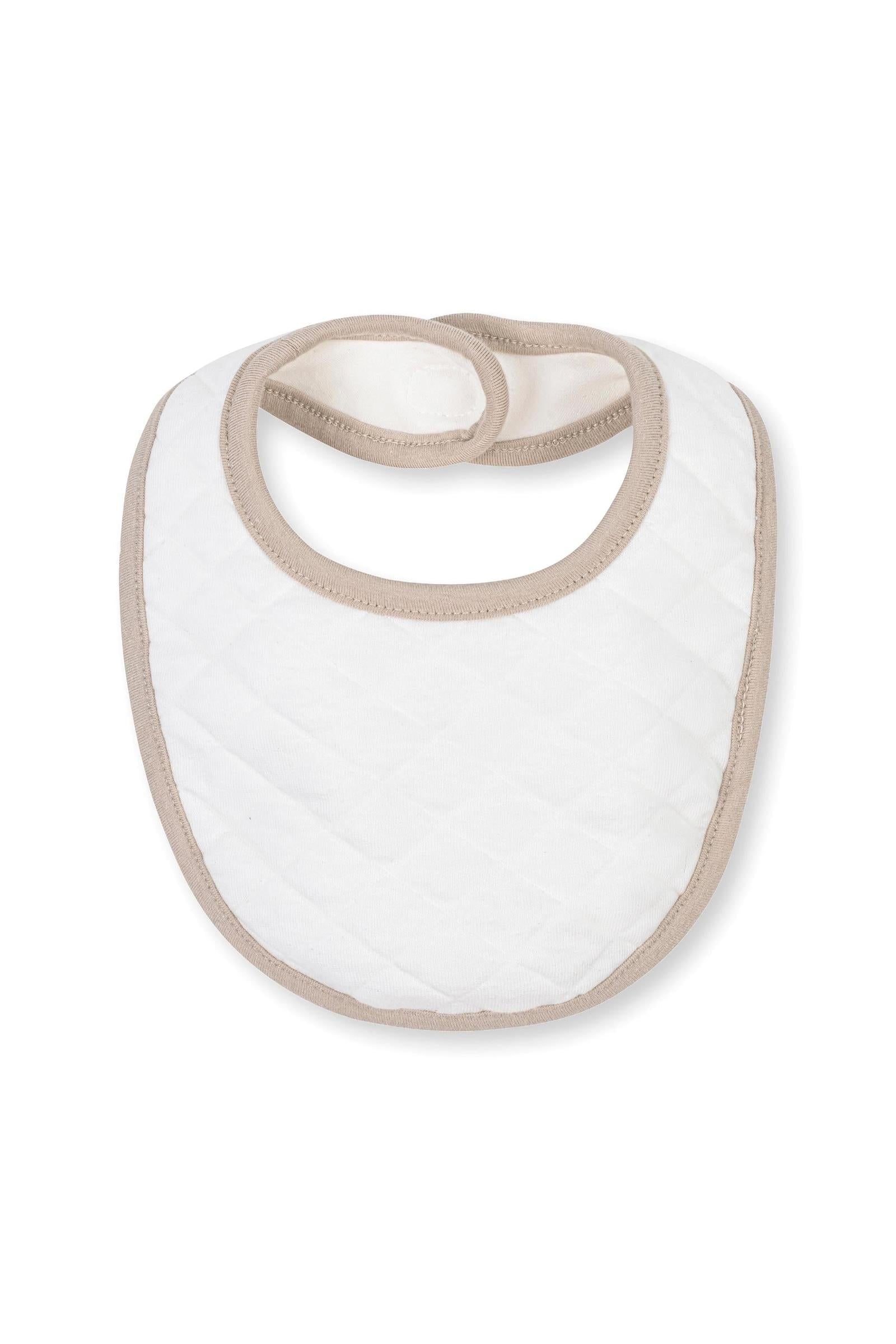 3-Piece Organic Cotton Knit Gift Set for Babies, White & Taupe, 0-12M