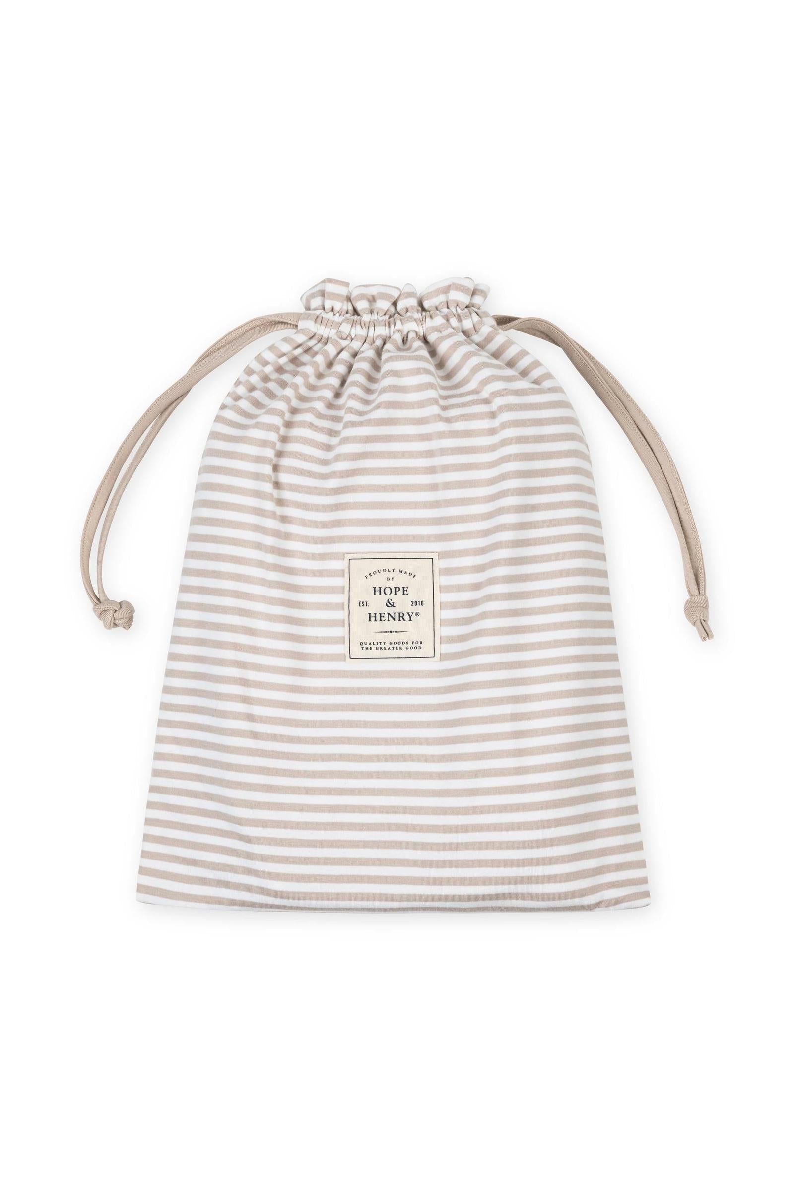 3-Piece Organic Cotton Knit Gift Set for Babies, White & Taupe, 0-12M