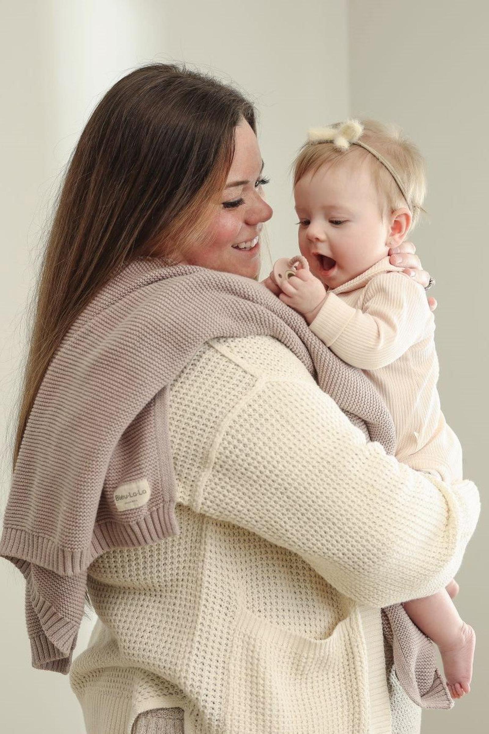 Heritage Knit - 100% Organic Cotton Luxury Knit Baby Swaddle Blanket
