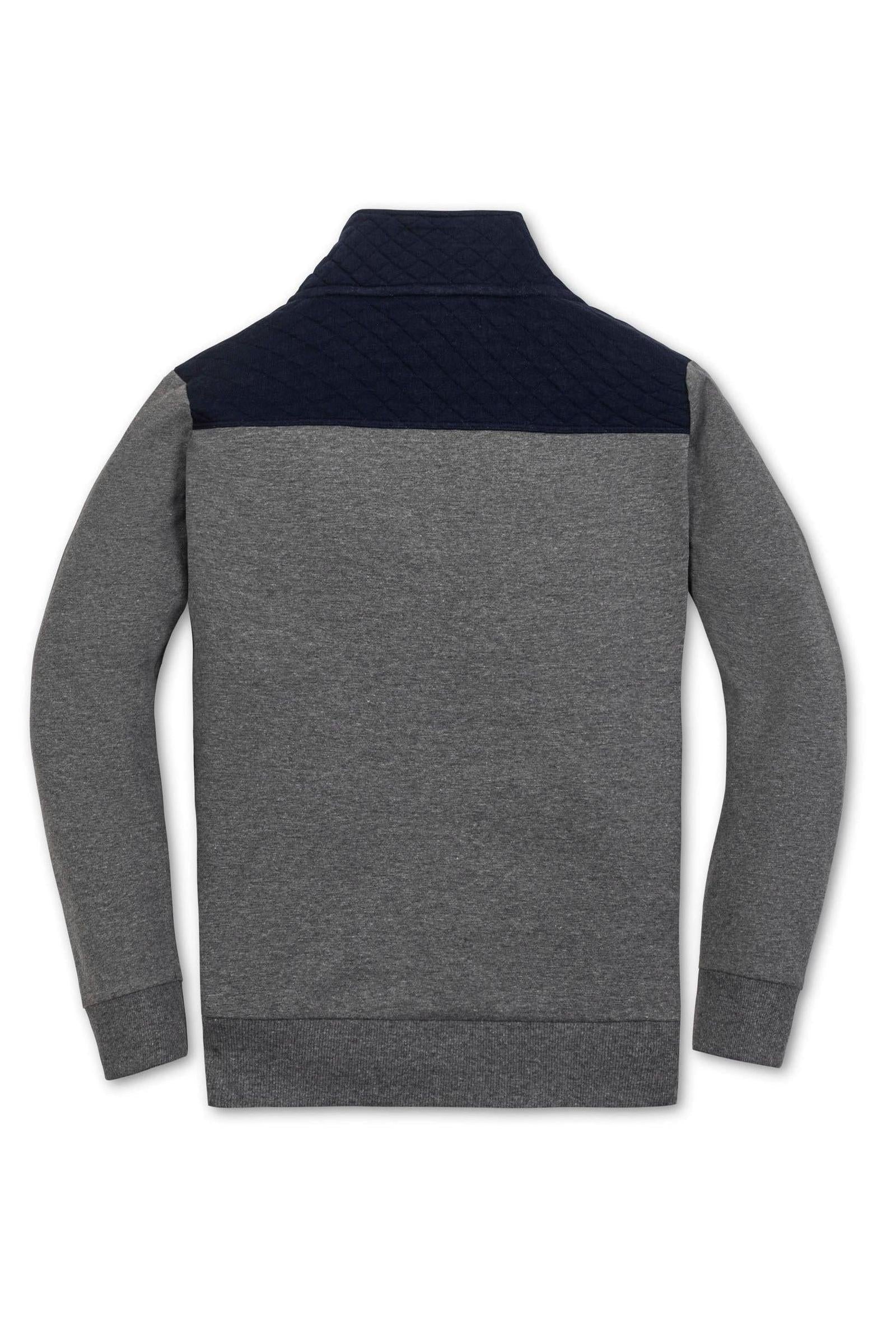 Organic Cotton French Terry Half-Zip Sweater/Pullover