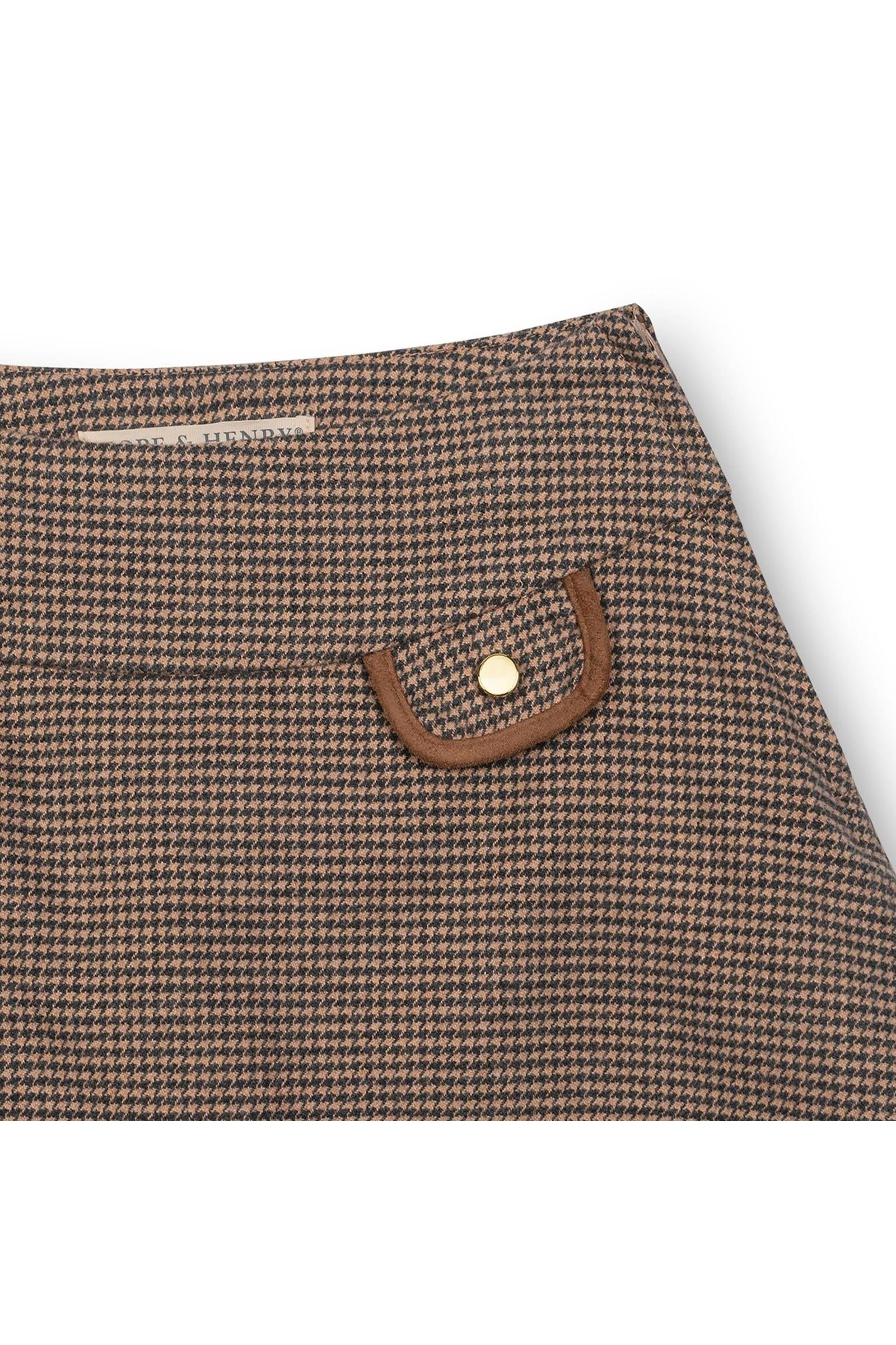 Organic Cotton Circle Skirt, Camel, Sizes 2T-12