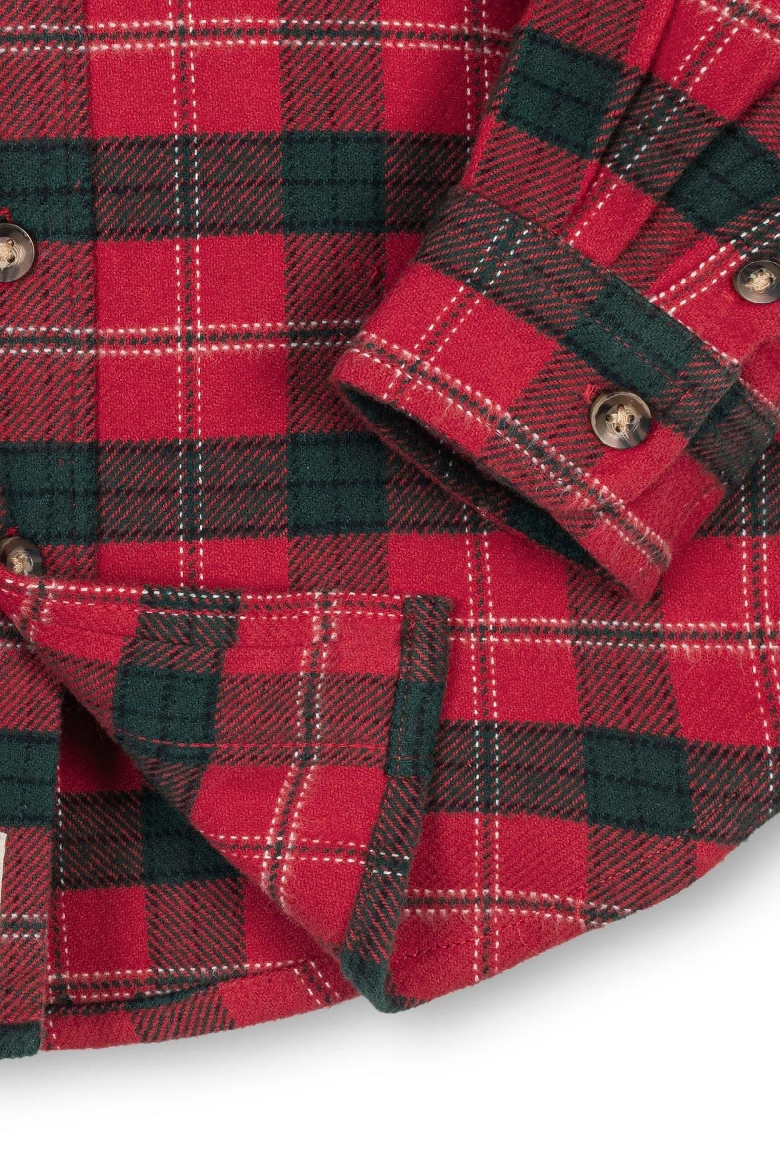 Organic Cotton London Plaid Flannel Shirt, Toddler & Kids, Family Matching Outfits
