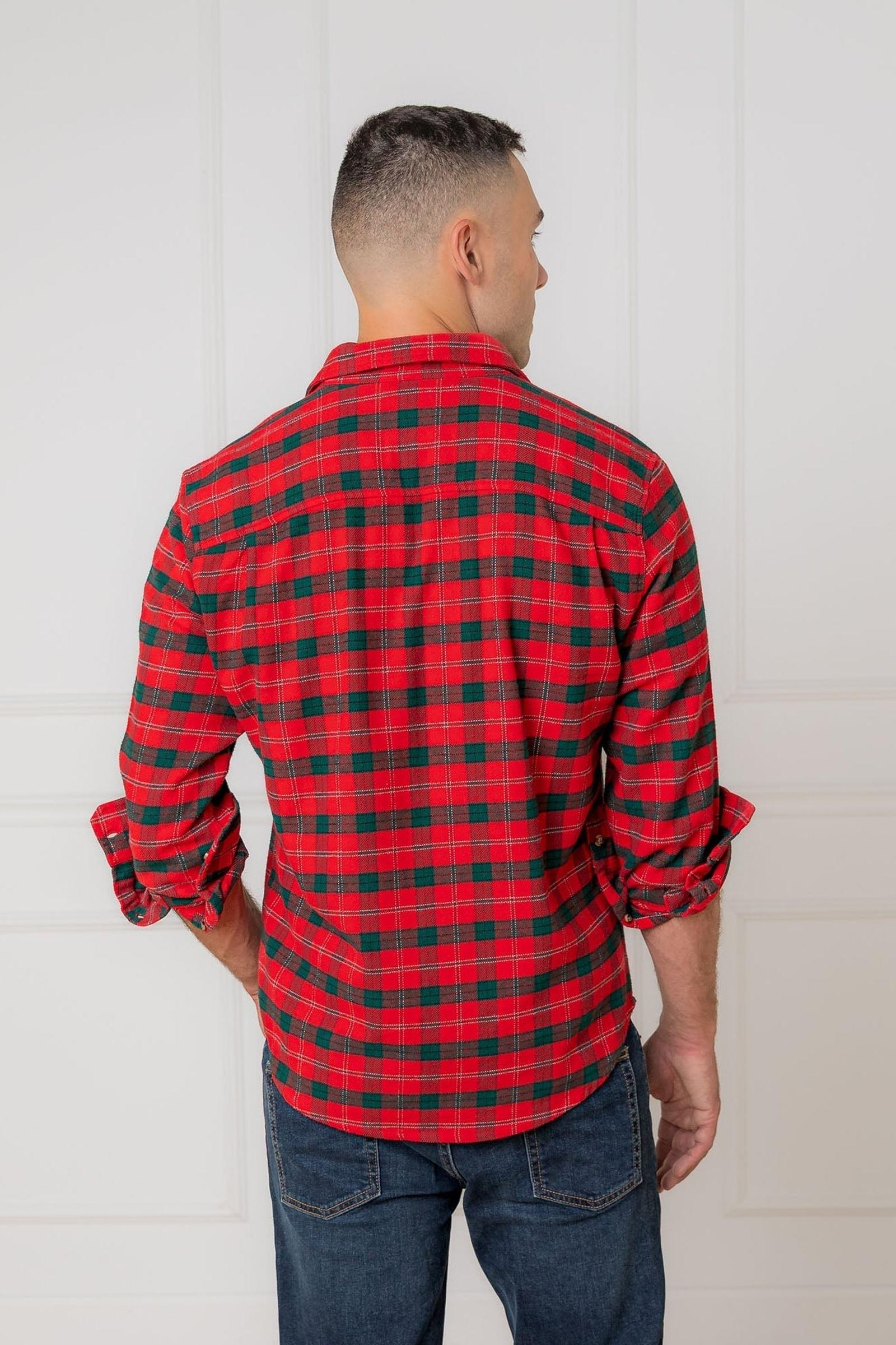Organic Cotton Flannel Shirt, London Plaid, Men, Family Matching Outfits