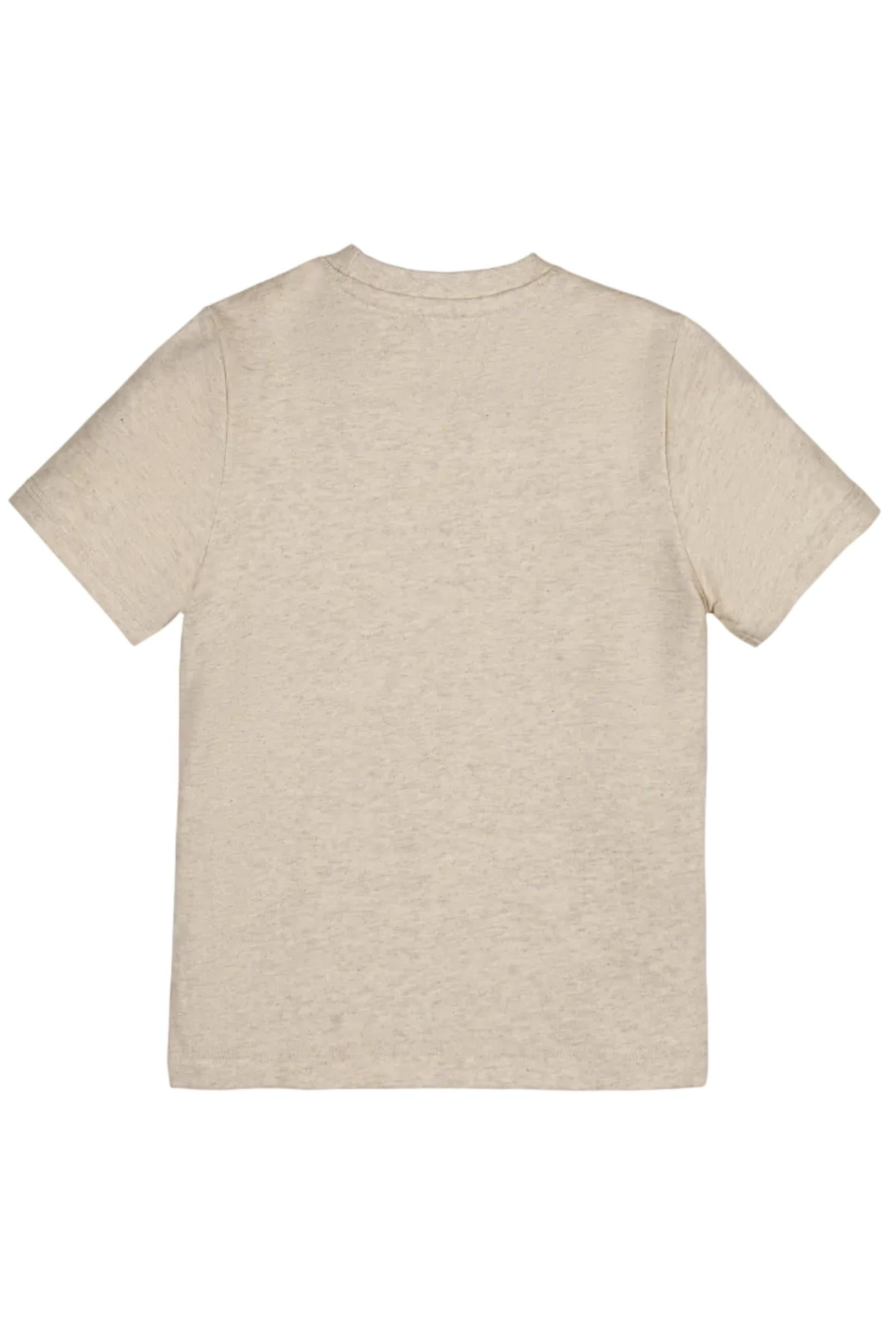 Organic Cotton Short Sleeve Henley Tee, Oatmeal, Sizes 2T-18