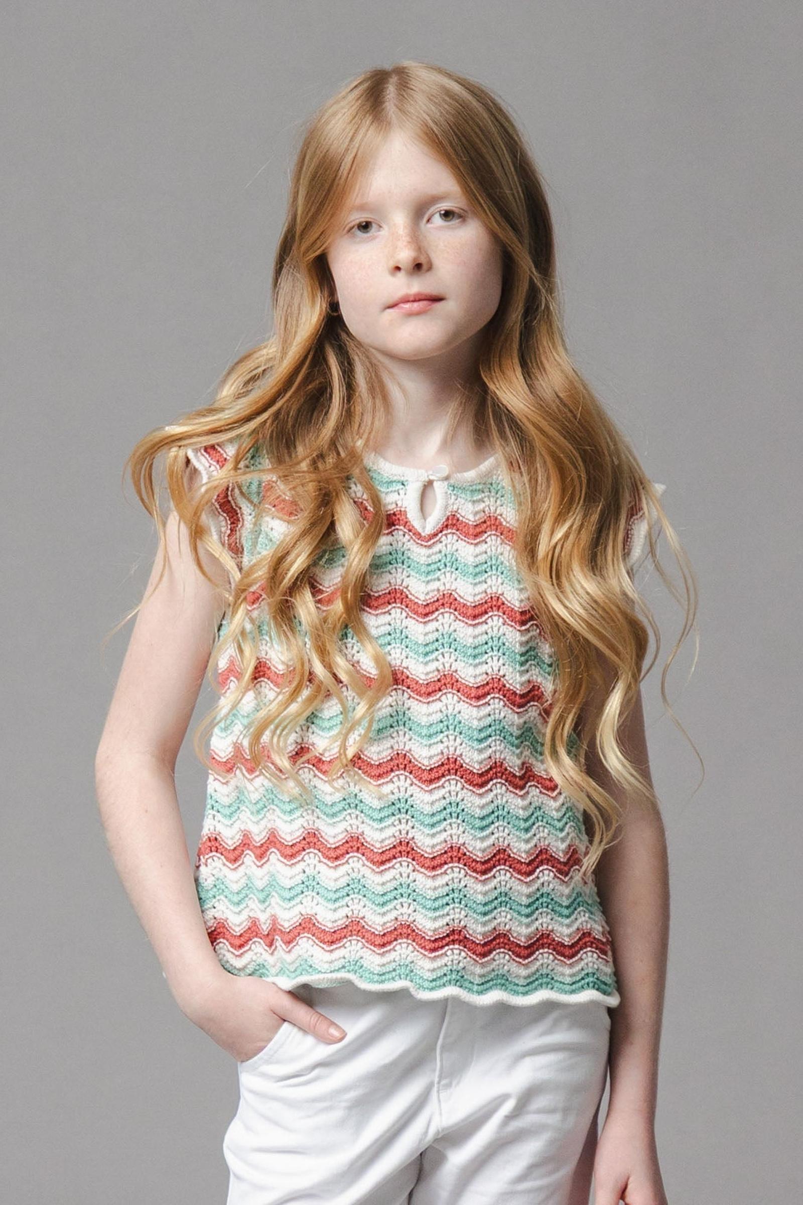 Organic Cotton Flutter Sleeve Sweater Top, Tidal Wiggle, Toddler & Kids, Family Matching Outfits