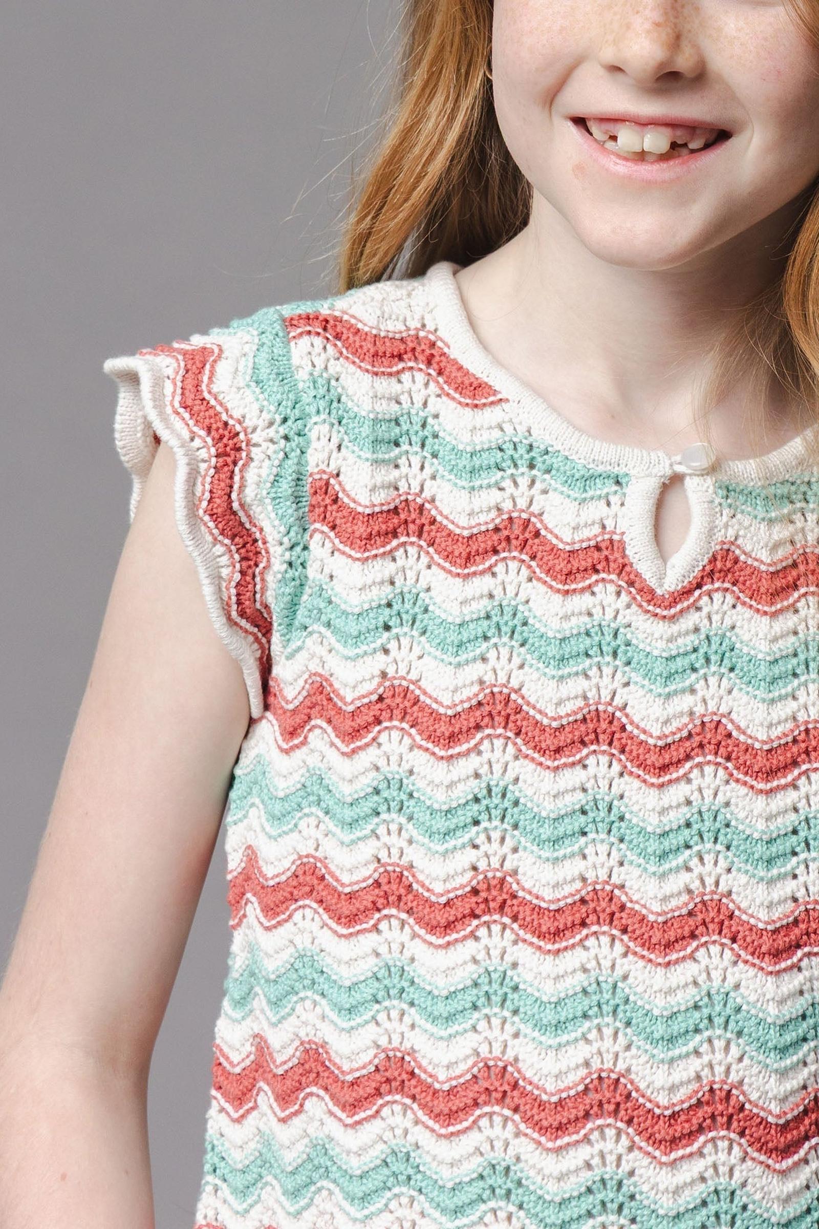 Organic Cotton Flutter Sleeve Sweater Top, Tidal Wiggle, Toddler & Kids, Family Matching Outfits