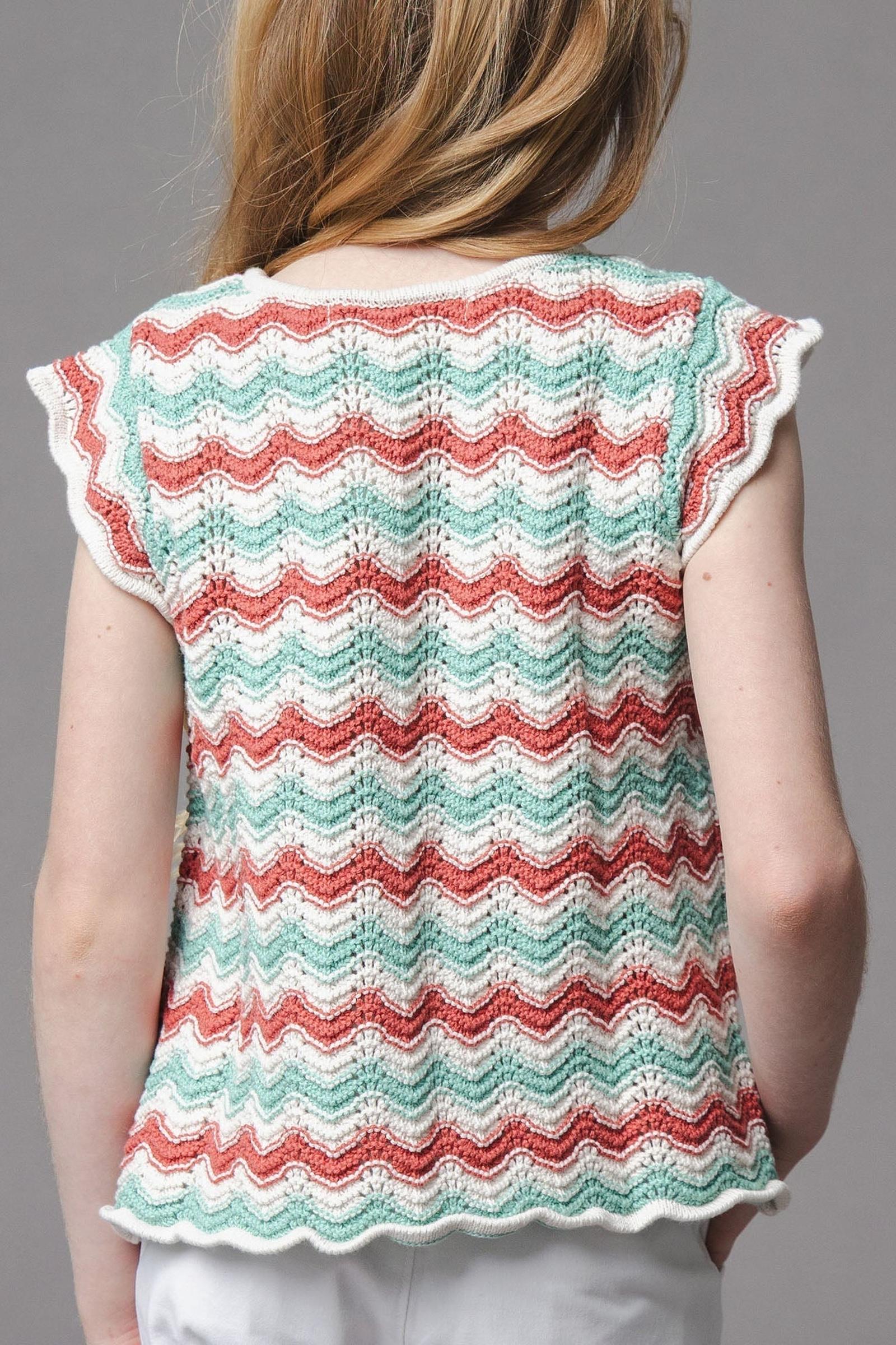 Organic Cotton Flutter Sleeve Sweater Top, Tidal Wiggle, Toddler & Kids, Family Matching Outfits
