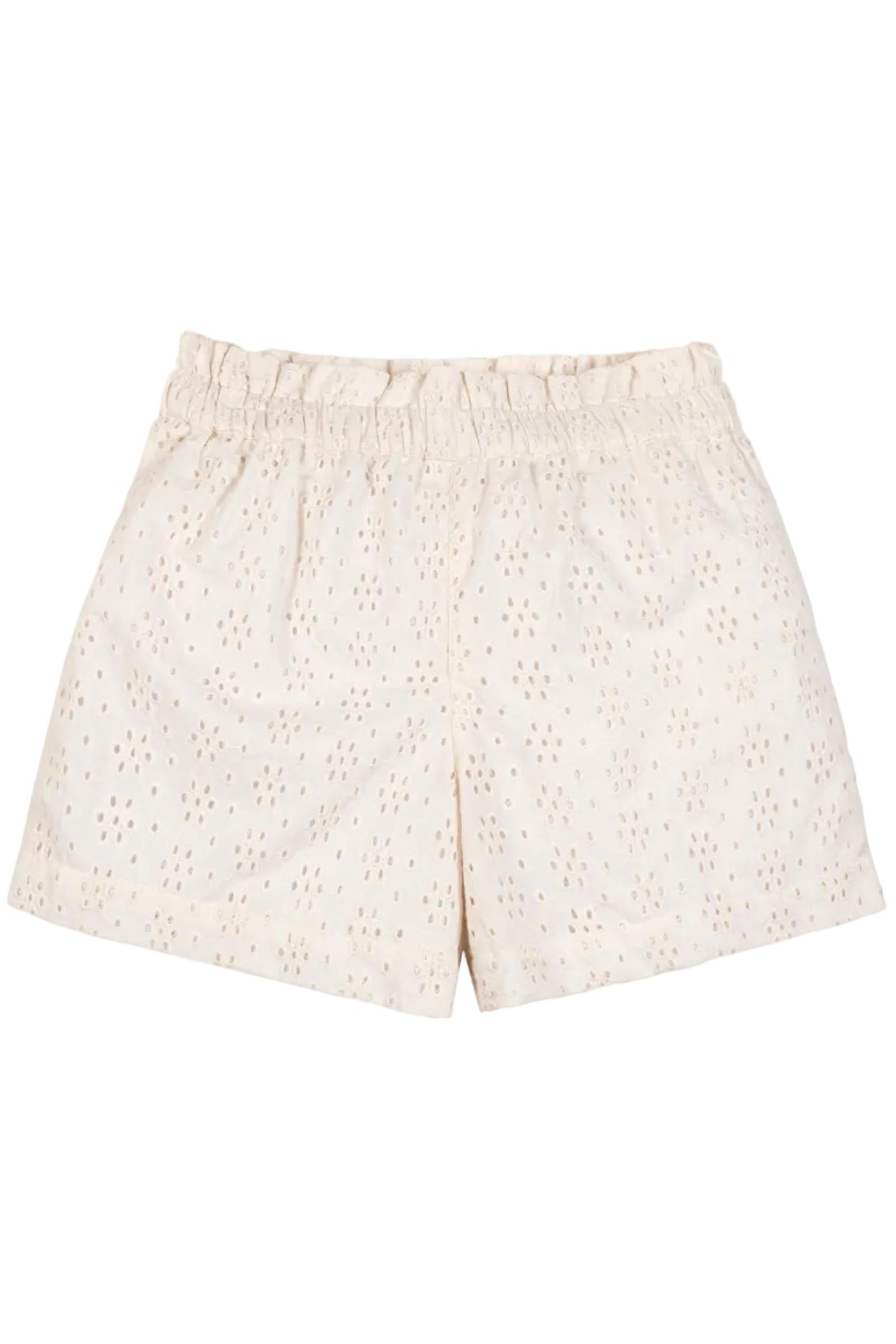 Organic Cotton Eyelet Tank and Short Set, Natural Eyelet, Toddler & Kids, Family Matching Outfits