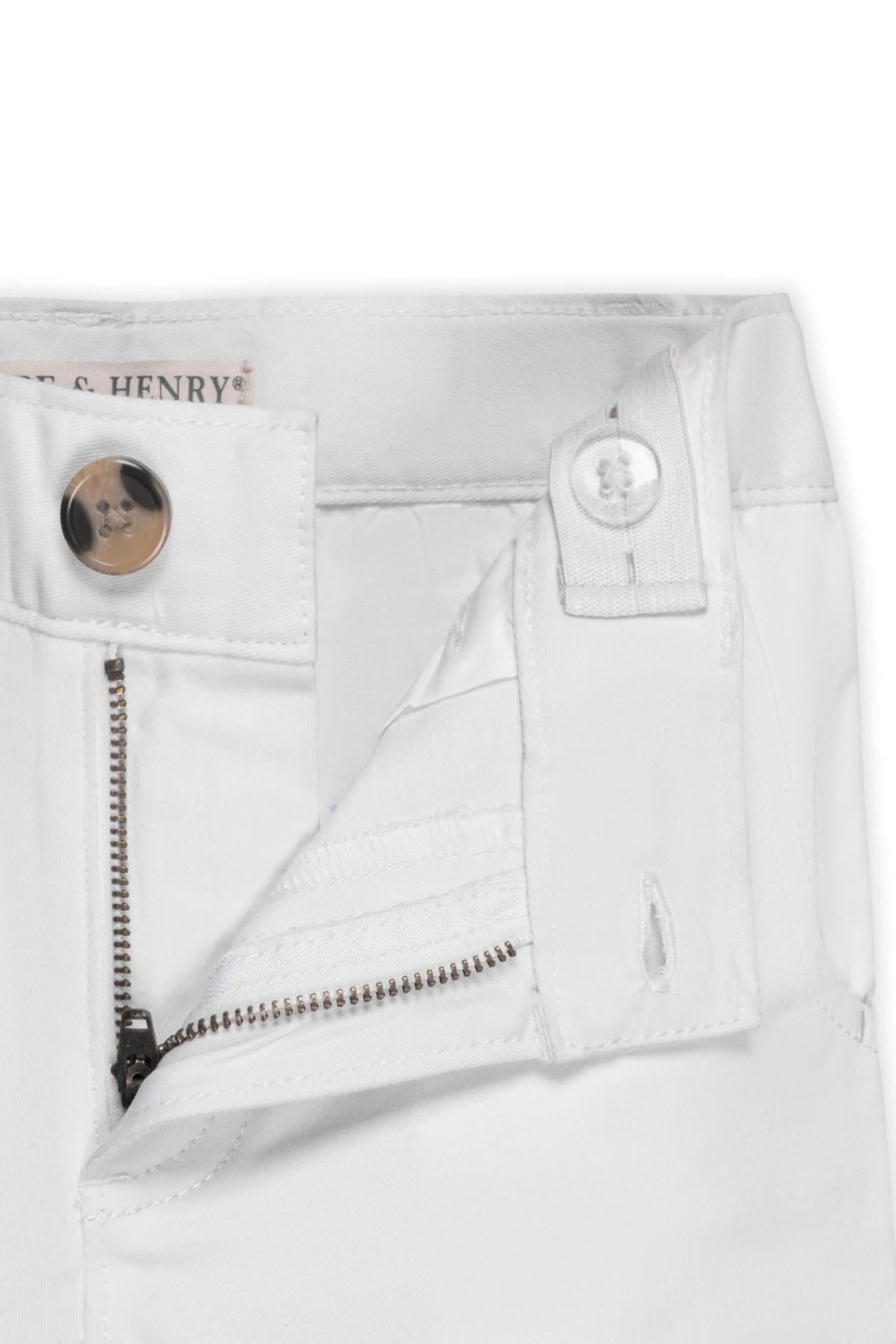 Organic Cotton Skinny Stretch Chino for Boys, White, Toddler & Kids