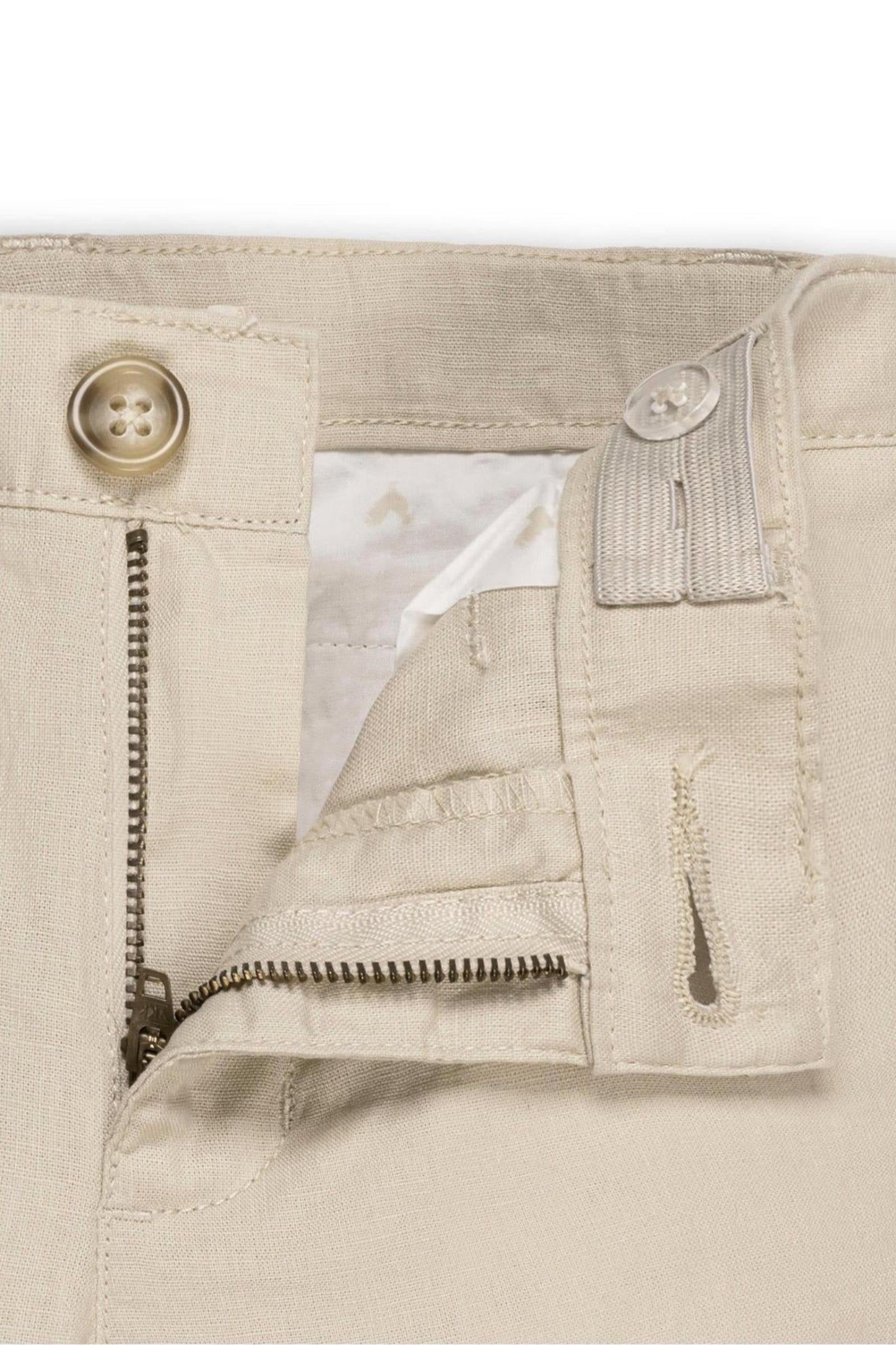 Linen Suit Pant for Boys, Beige, Sizes 2T-16
