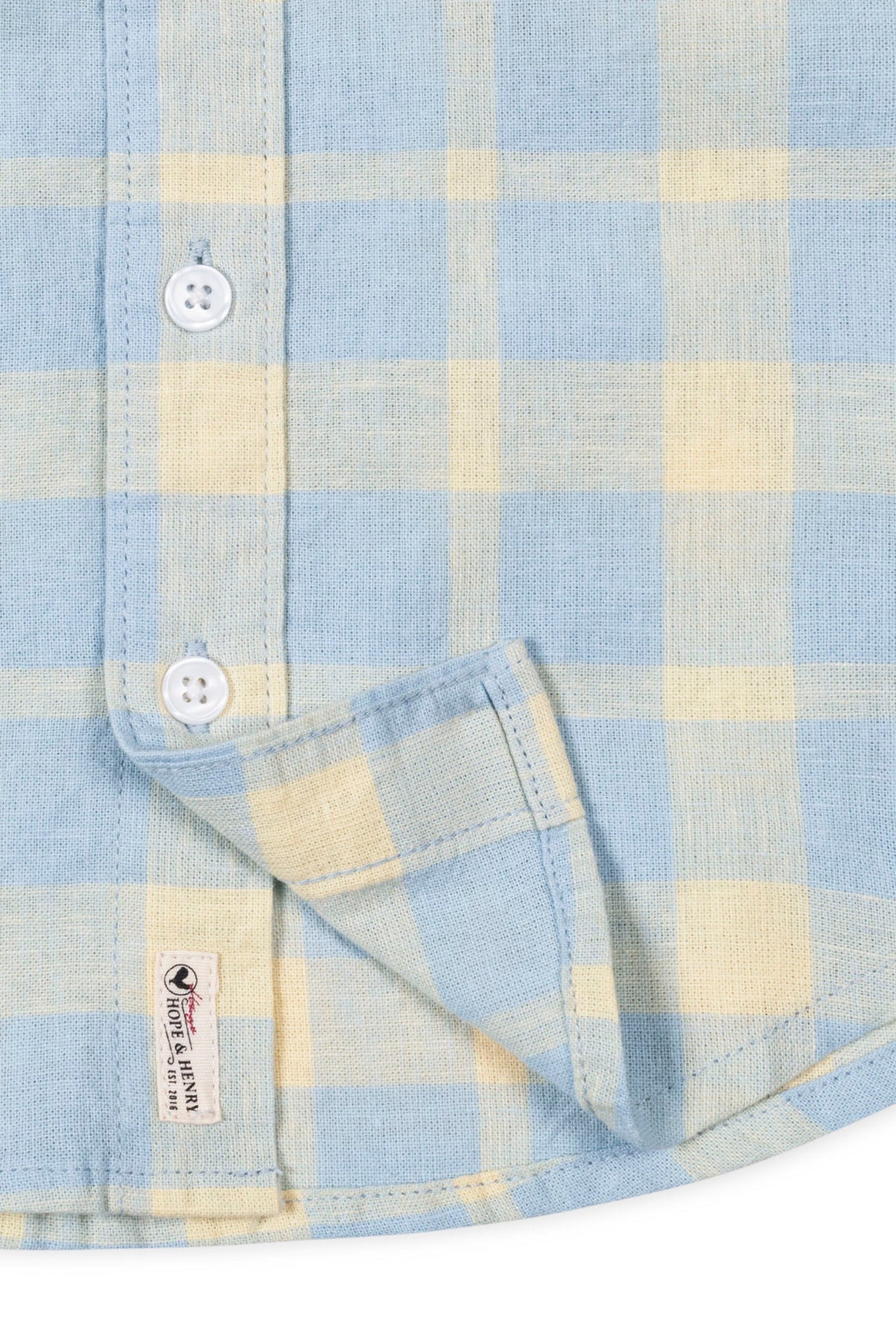 Linen Short Sleeve Shirt for Boys, Sunlit Plaid, Sizes 2T-18, Family Matching Outfits