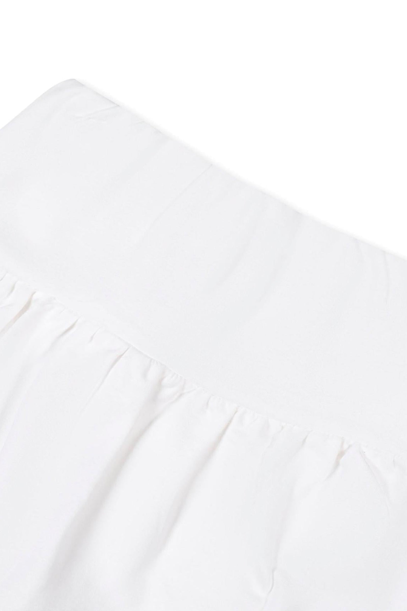 Organic Cotton French Terry Skort, White, Sizes 2T-12