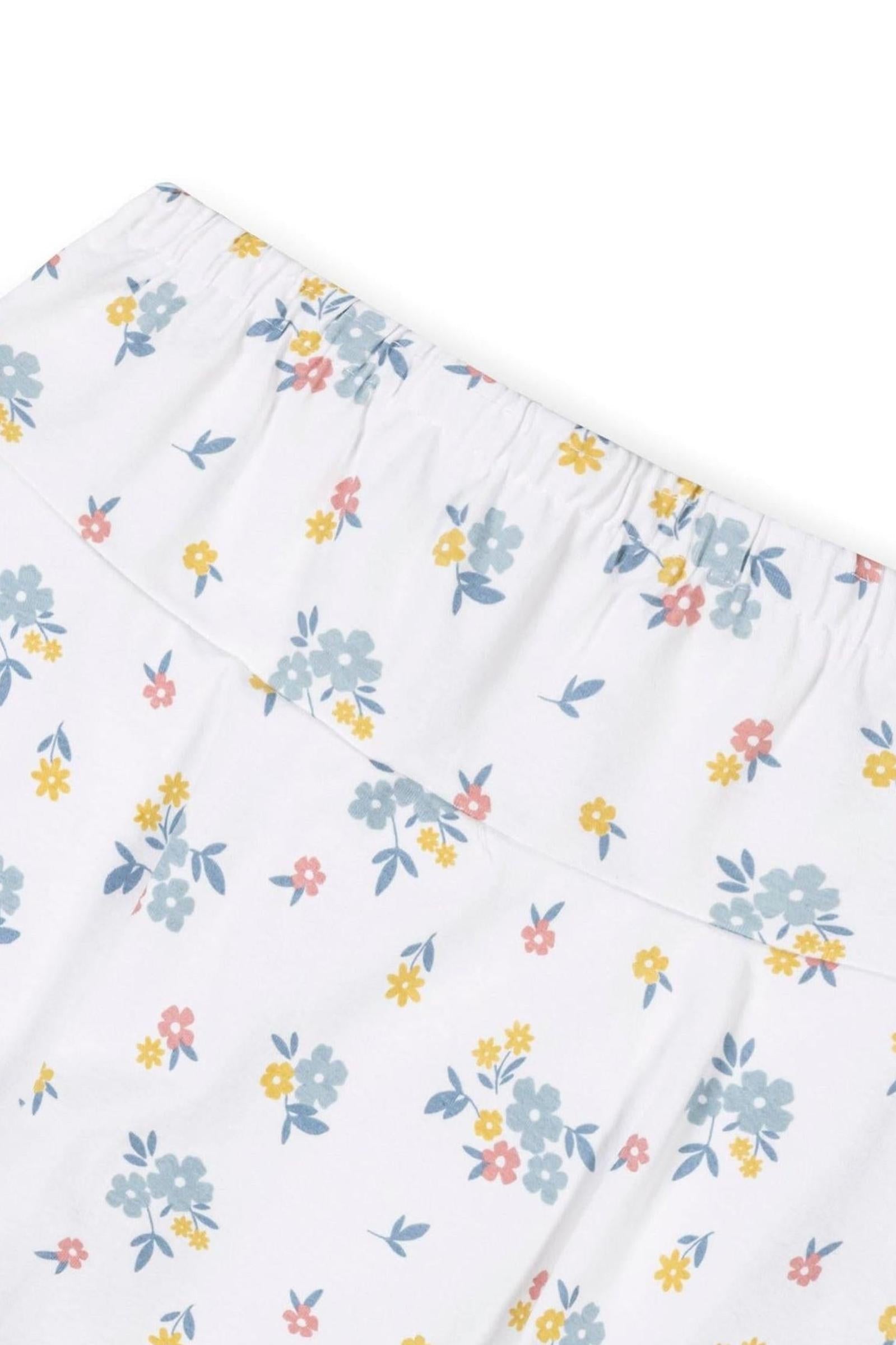 Organic Cotton Printed Knit Skort, Sunlit Multi Floral, Sizes 2T-12