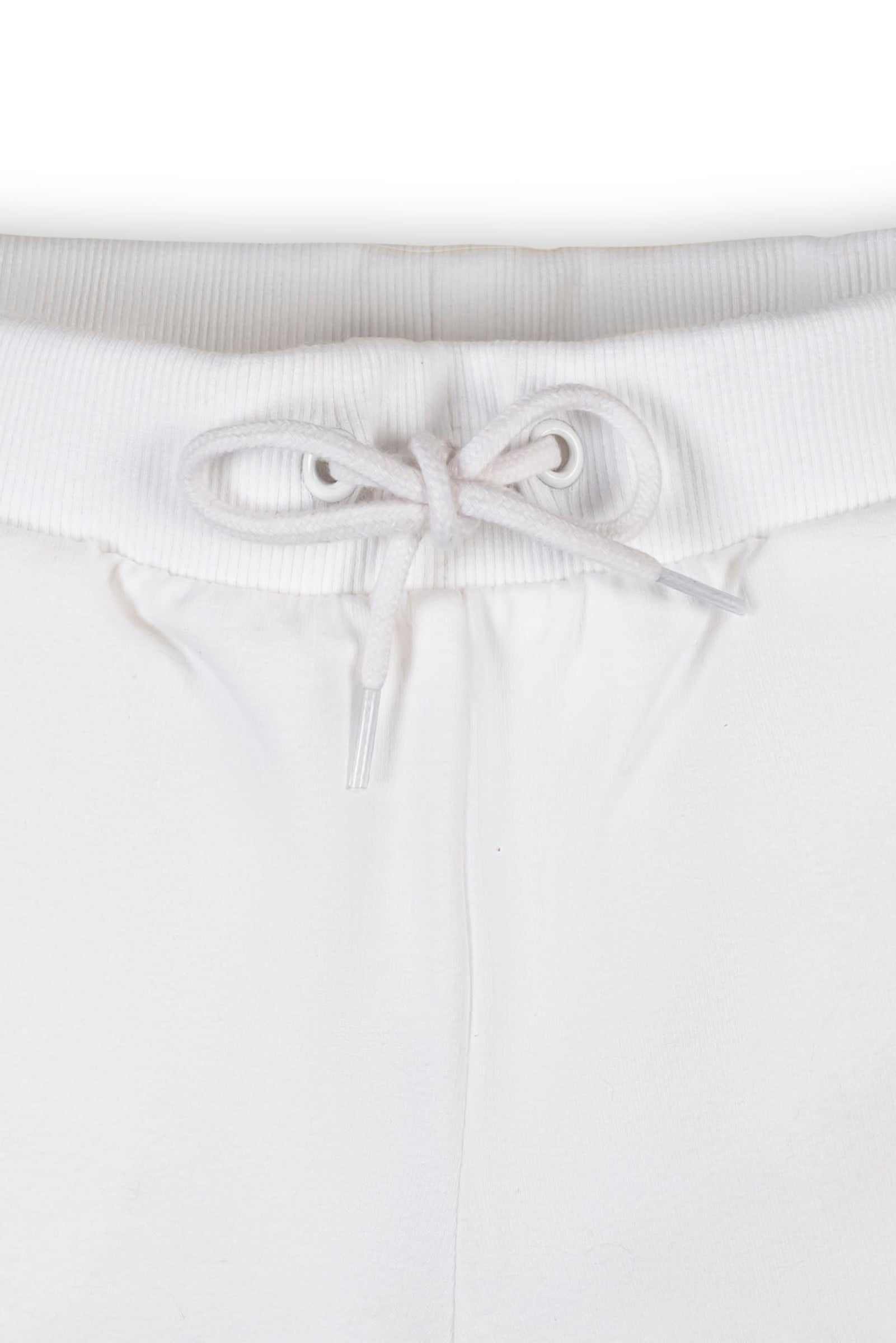 Organic Cotton French Terry Shorts for Girls, White, Toddler & Kids