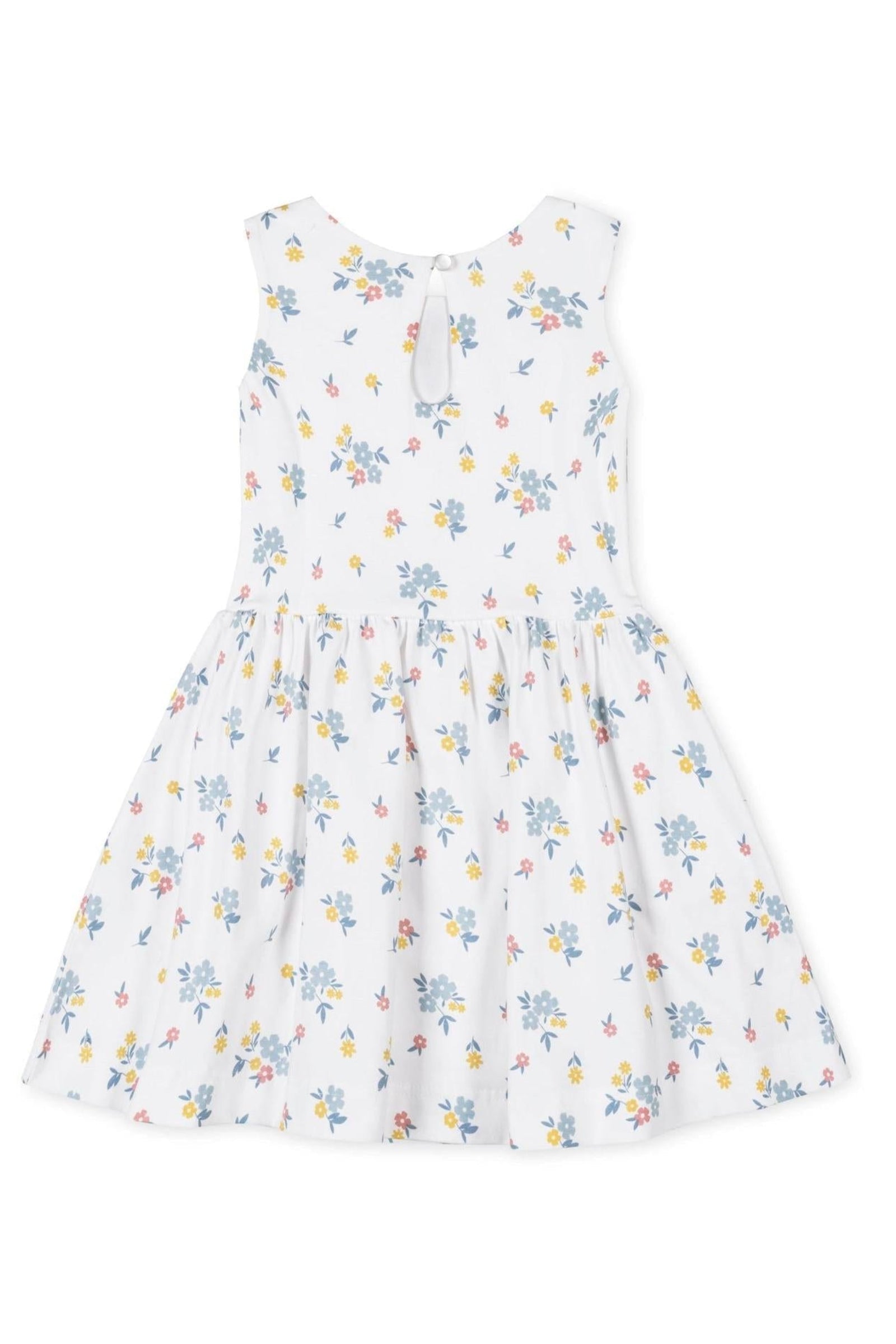 Organic Cotton Knit Tank Dress, Sunlit Multi Floral, Sizes 2T-12