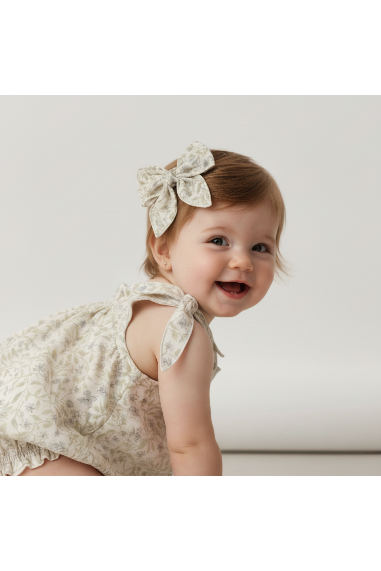 Organic Hair Bow Clip - Bluebelle