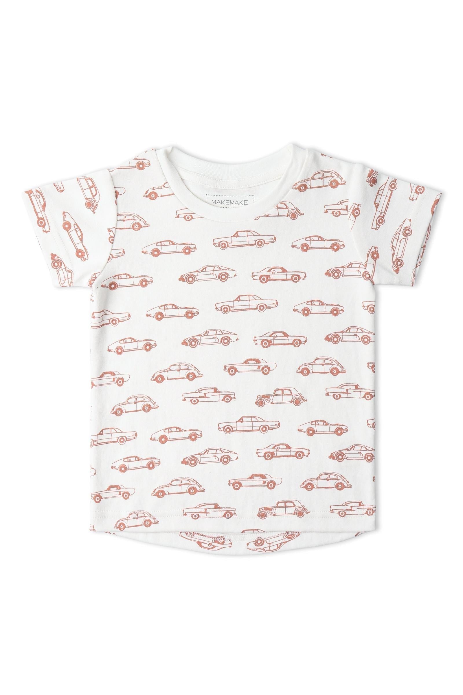 Organic Tee & Shorts Set - Cars