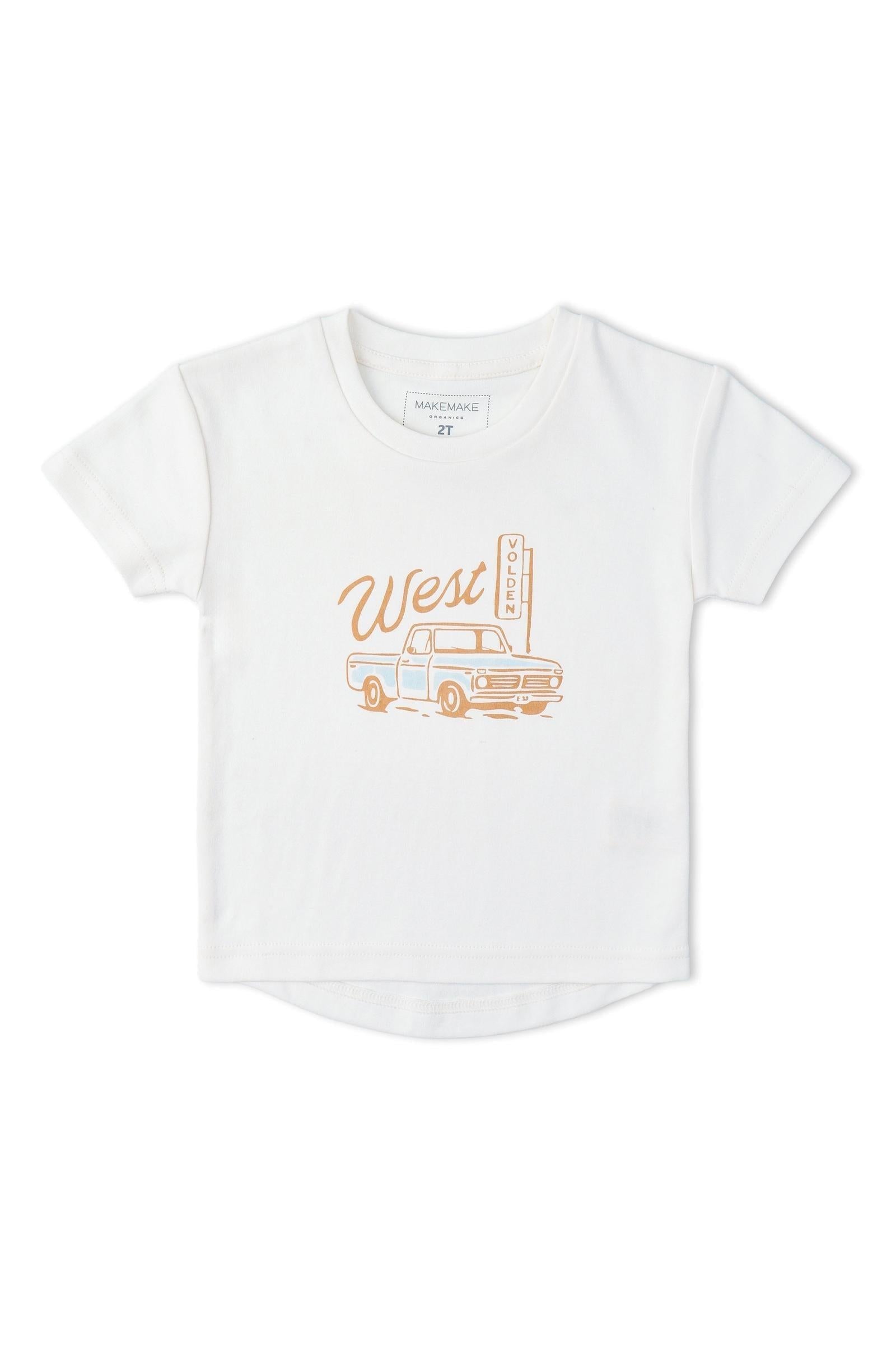 Organic Graphic Tee & Shorts Set - Wild West