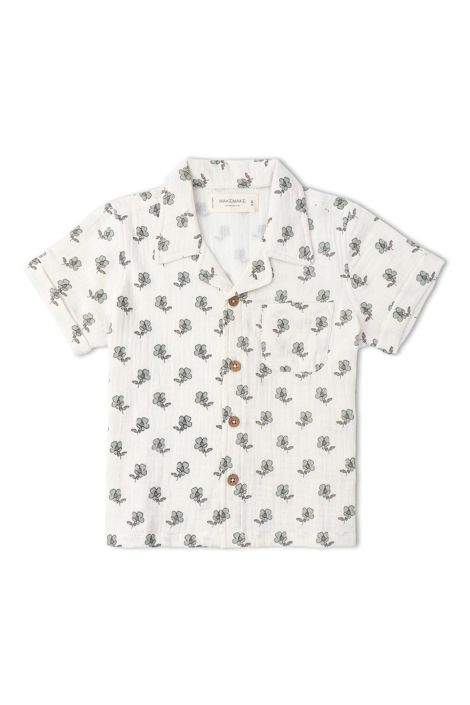 Organic Shirt & Shorts Set - Poppy