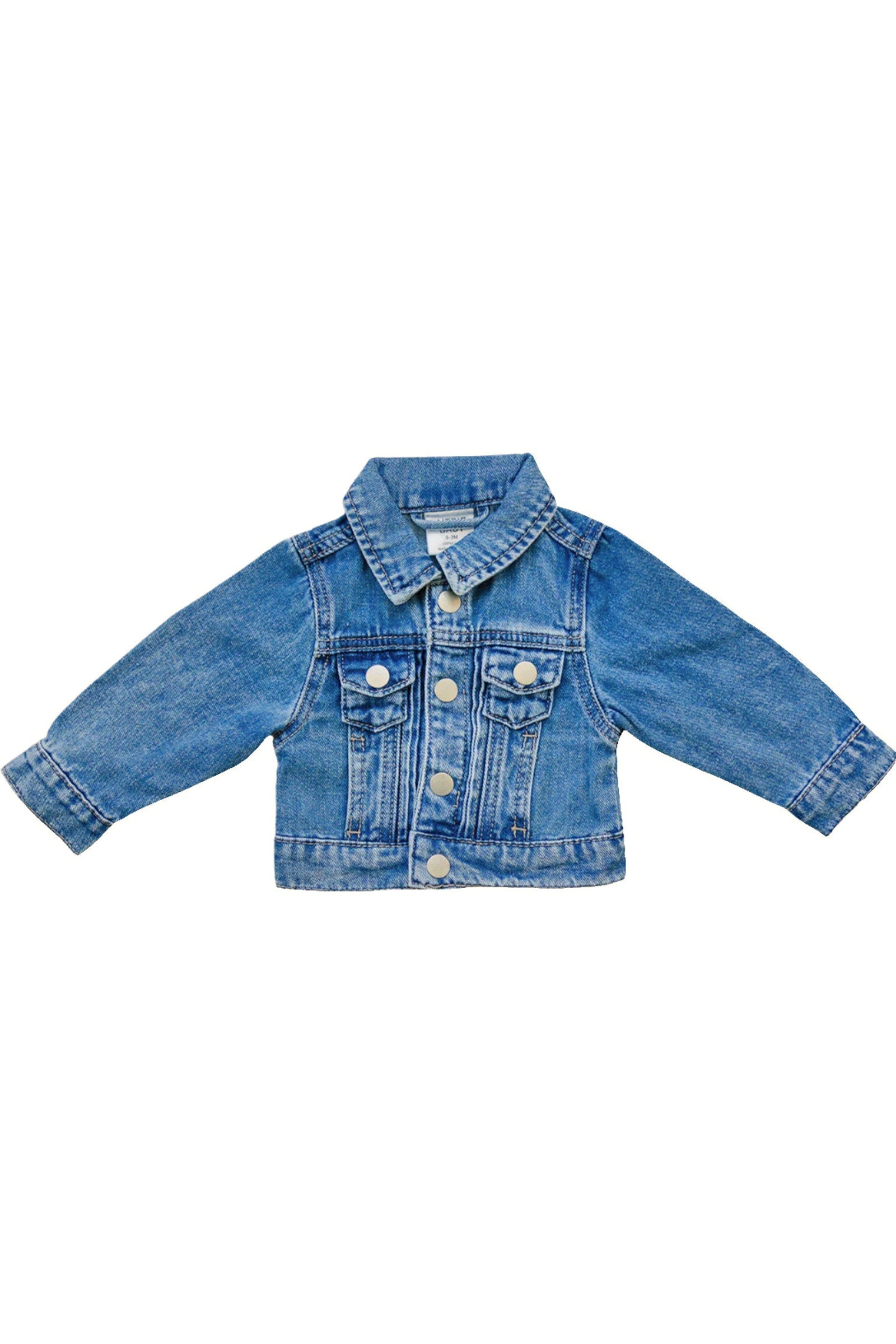 Baby & Toddler Jean Jacket, 100% Cotton, Gender Neutral, Baby, Toddler & Kids