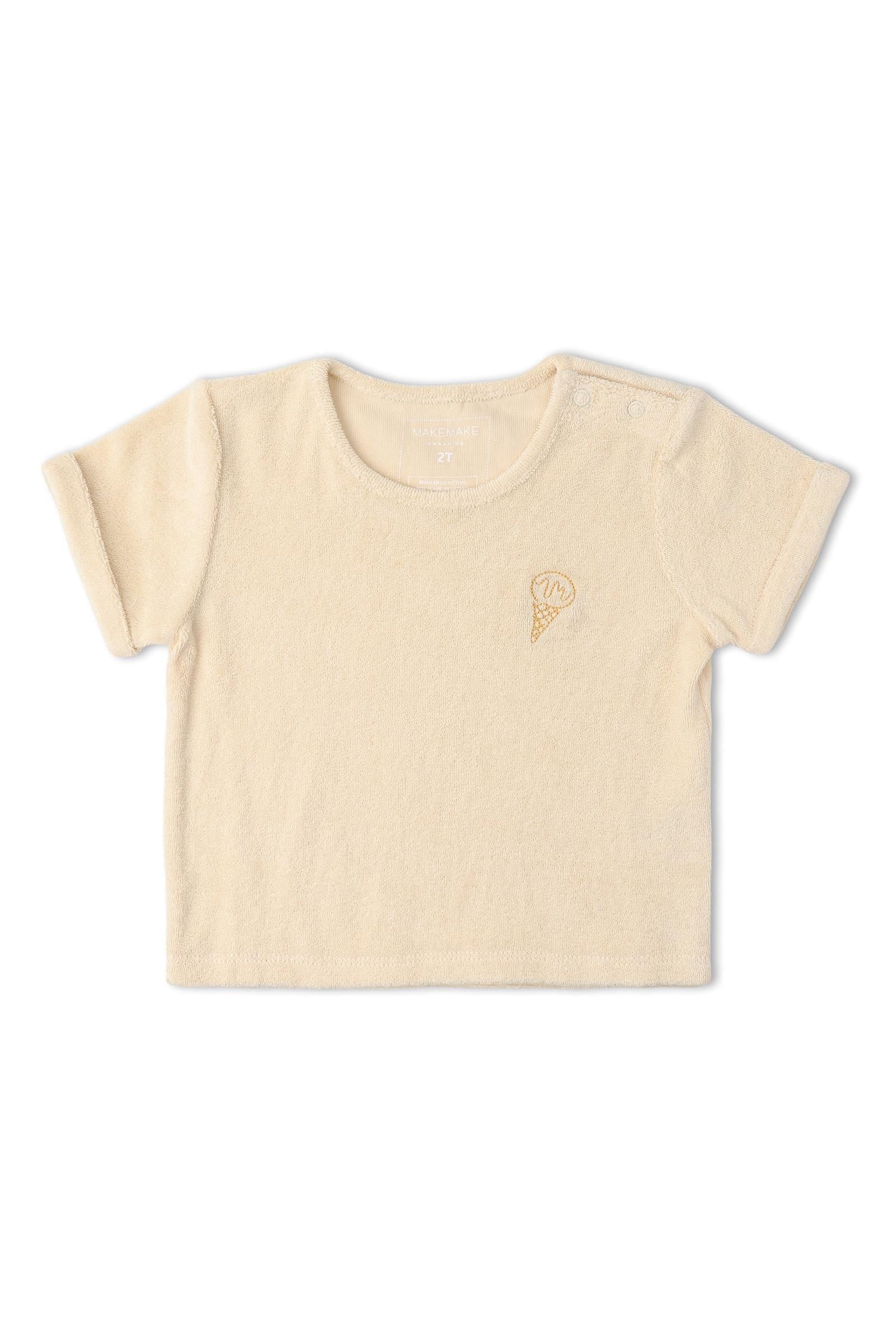 Organic Terry Tee & Shorts Set - Butter Yellow