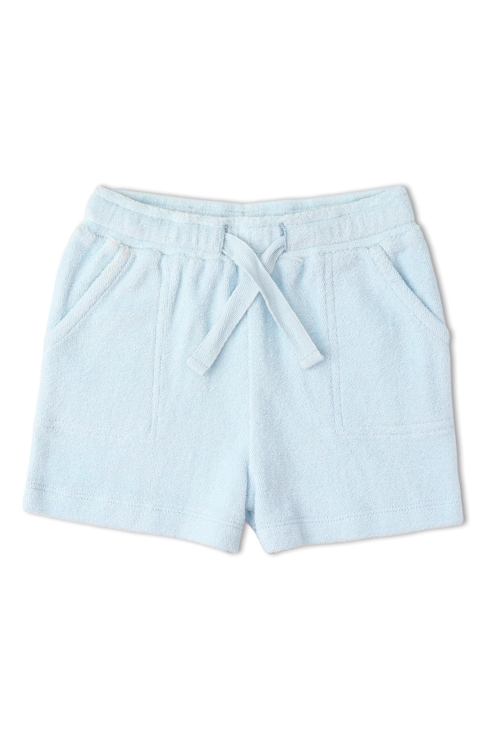 Organic Terry Tee & Shorts Set - Cabana Stripes