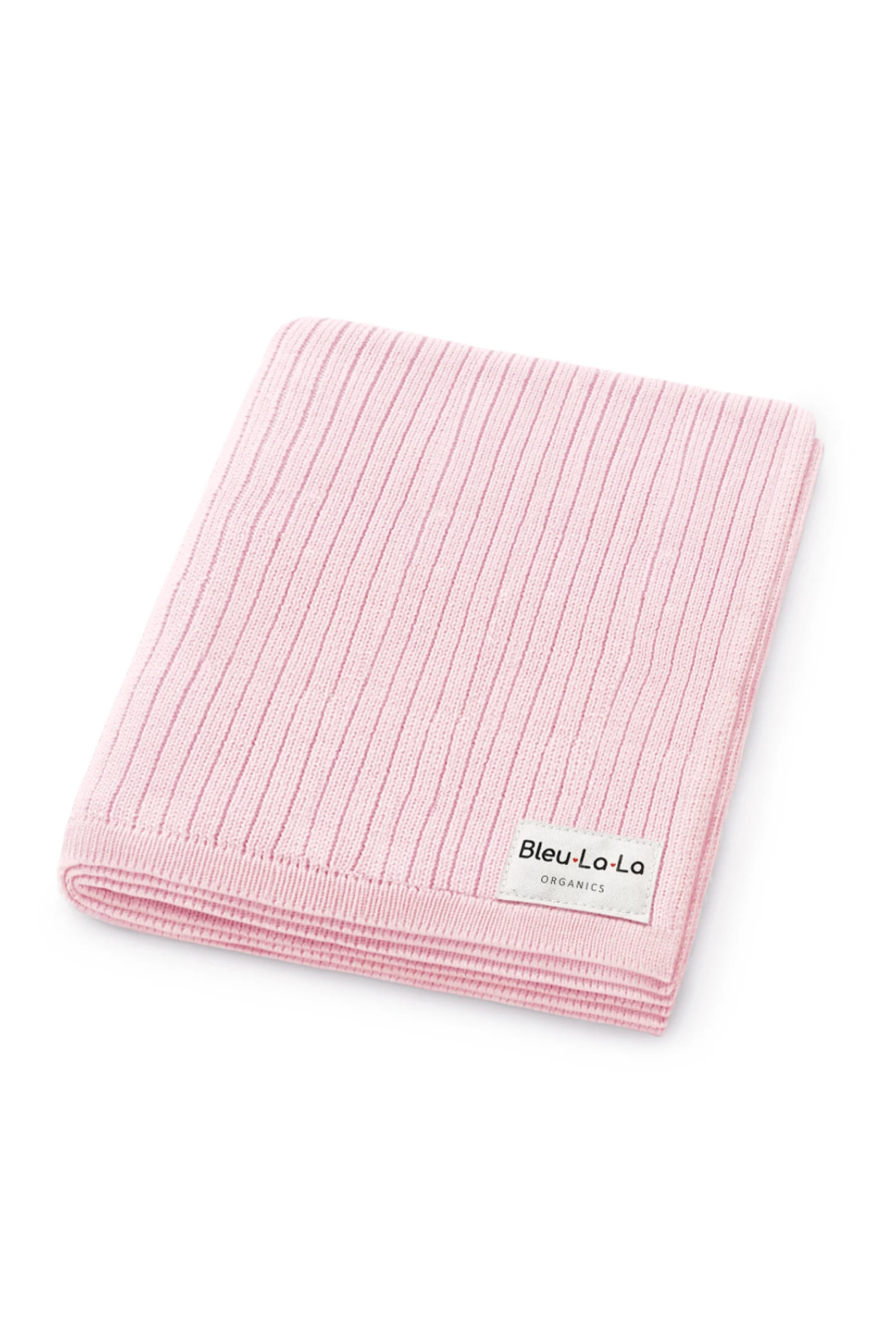 Organic Ribbed Knit Cotton Swaddle Blanket, 100% Organic Cotton