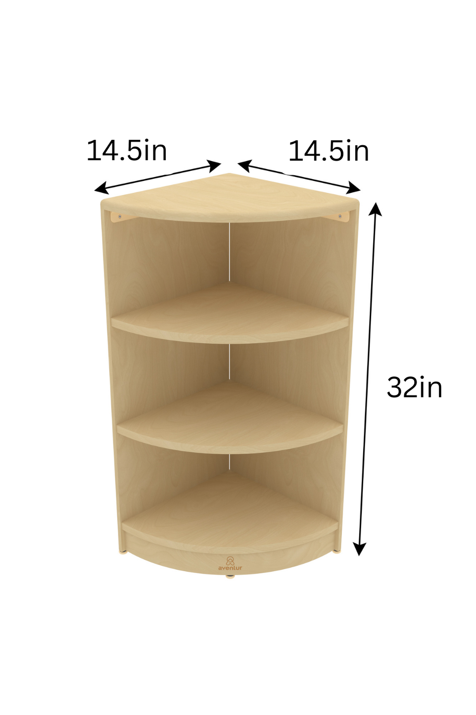 Montessori Corner Bookshelf & Learning Storage Unit, 32" Tall
