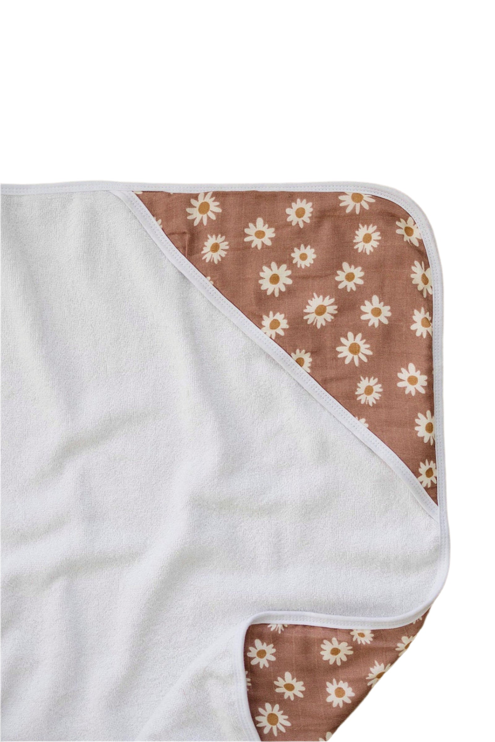 Daisy Dream Muslin Hooded Towel, 100% Cotton, Baby Essentials