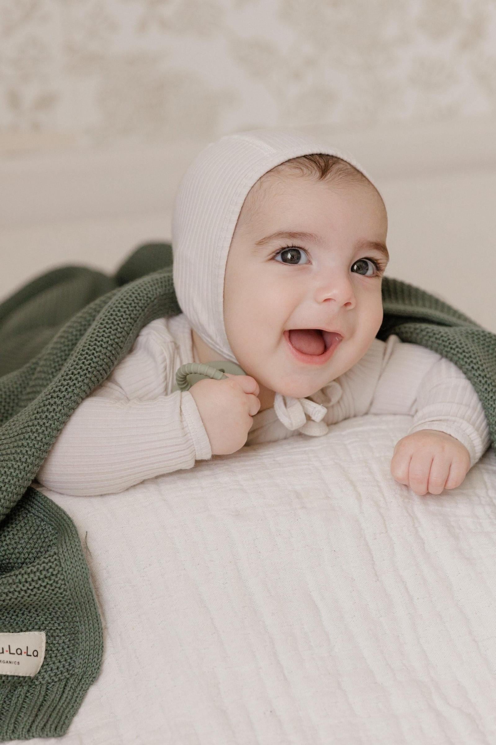 Heritage Knit - 100% Organic Cotton Luxury Knit Baby Swaddle Blanket