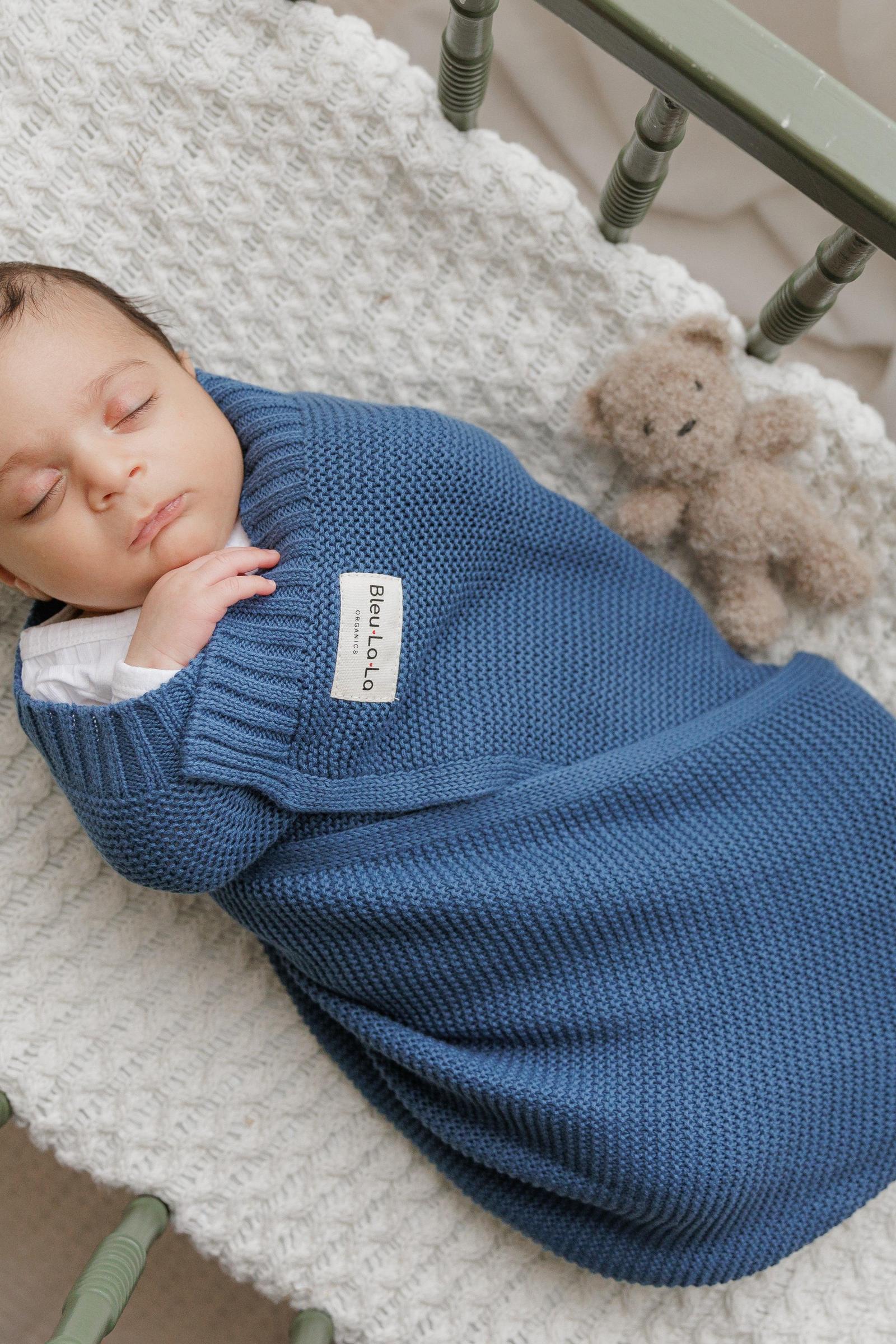 Heritage Knit - 100% Organic Cotton Luxury Knit Baby Swaddle Blanket